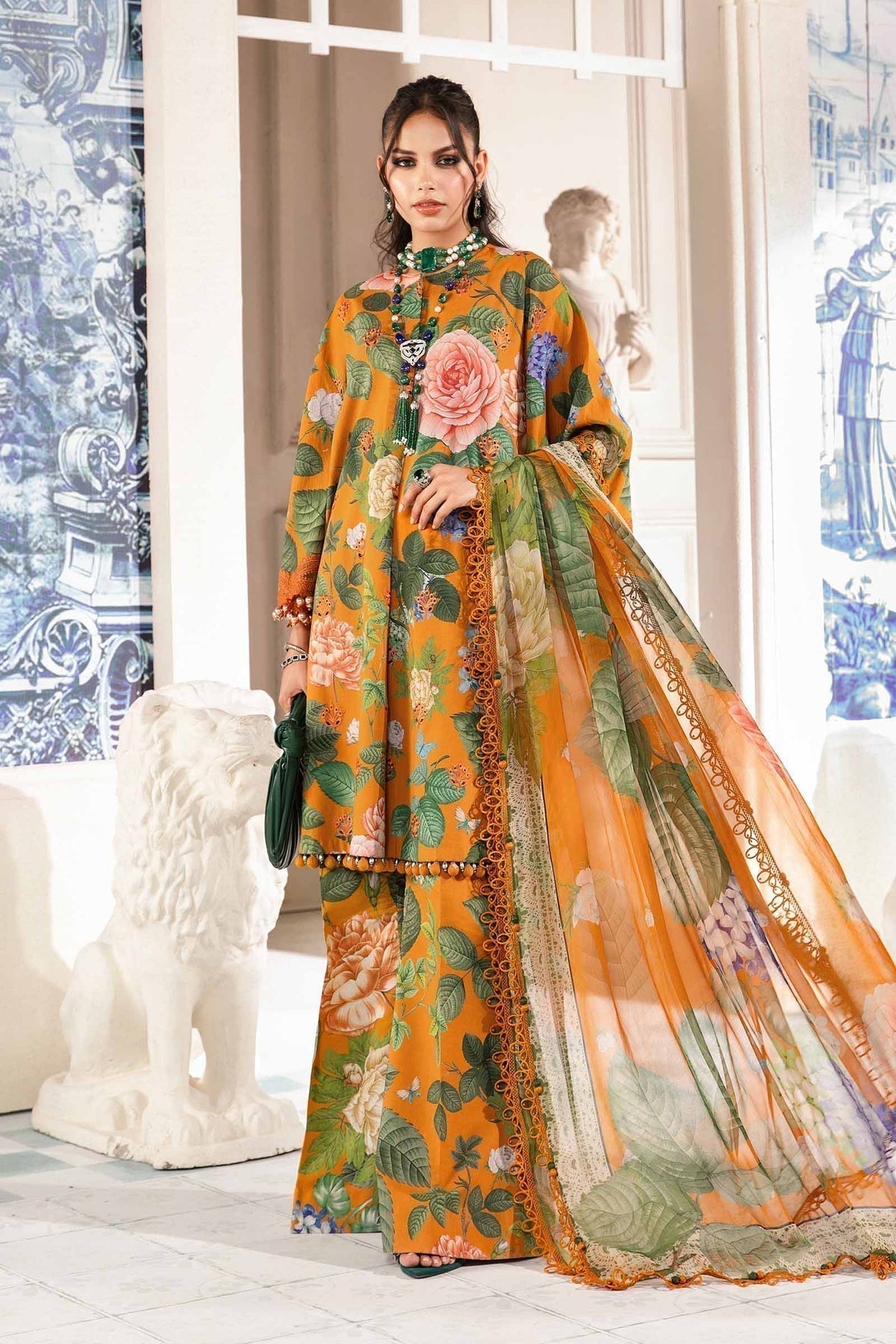 Maria.B | M Print Eid Edit | MPT-2210-B - House Of Hania
