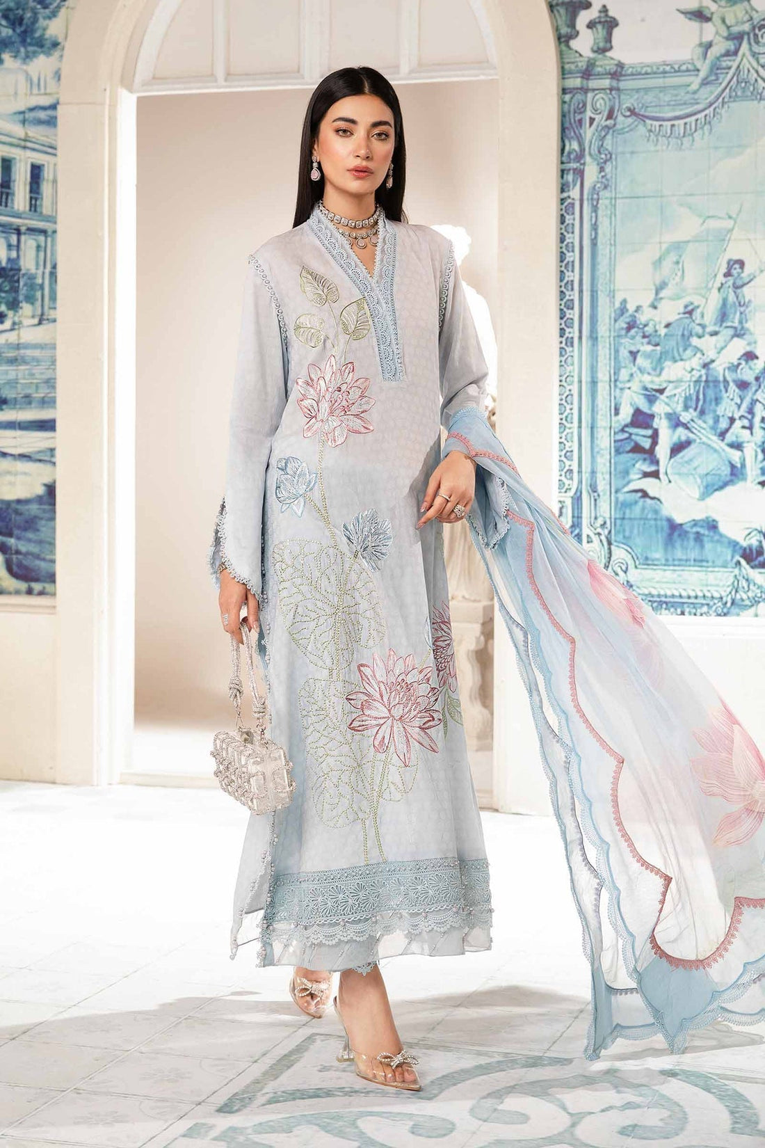 Maria.B | M Print Eid Edit | PT-2201-B - House Of Hania
