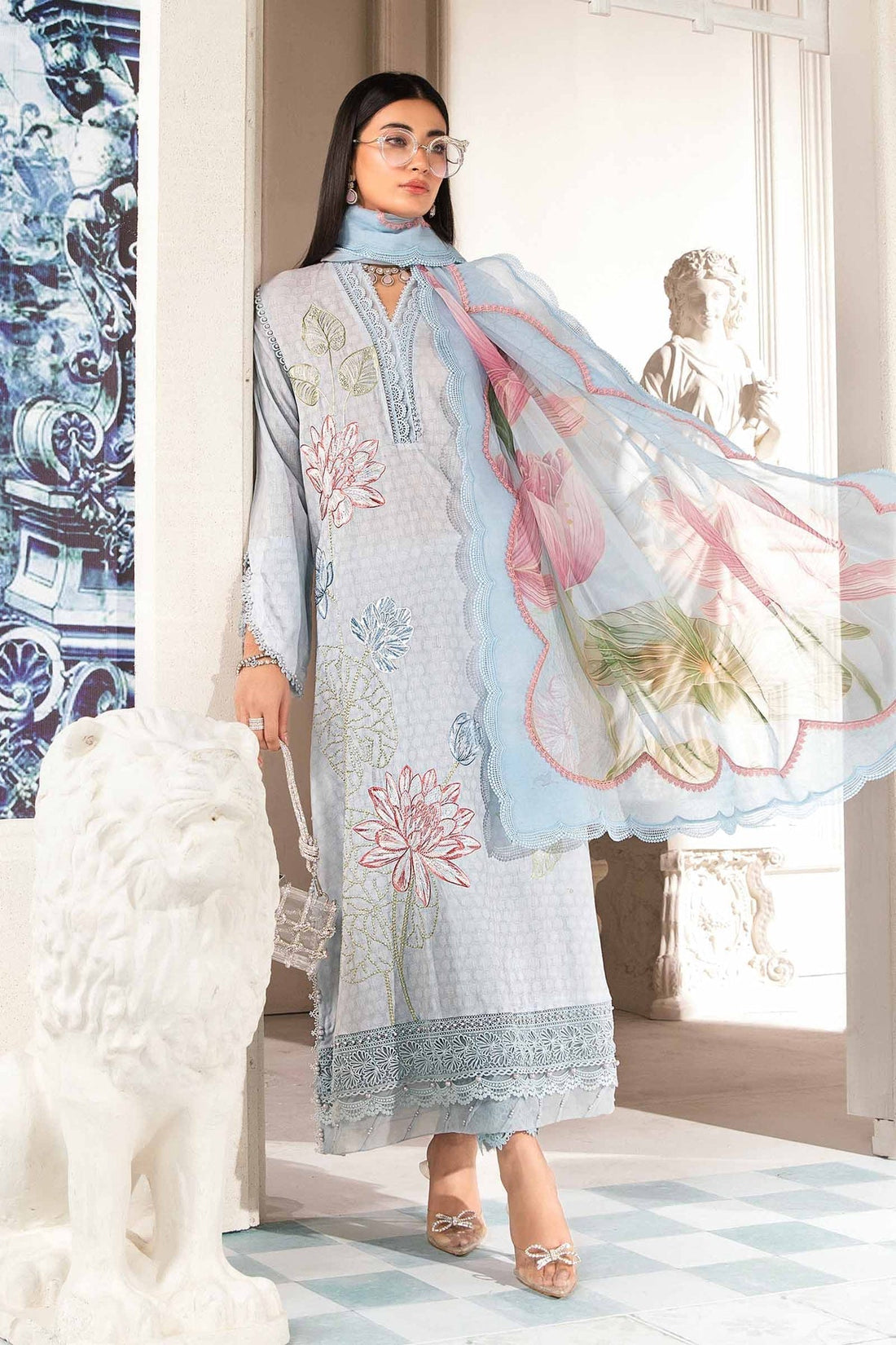 Maria.B | M Print Eid Edit | PT-2201-B - House Of Hania