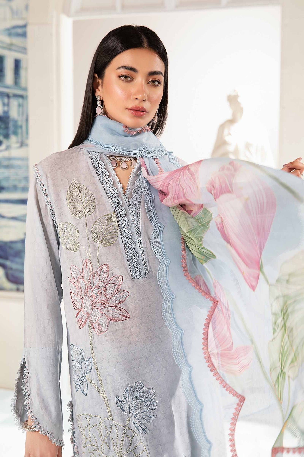 Maria.B | M Print Eid Edit | PT-2201-B - House Of Hania