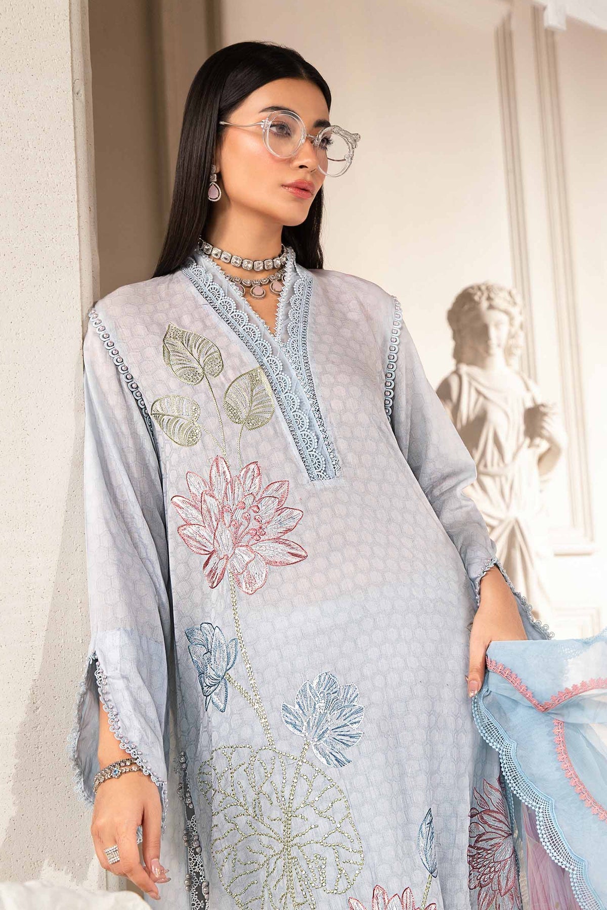 Maria.B | M Print Eid Edit | PT-2201-B - House Of Hania