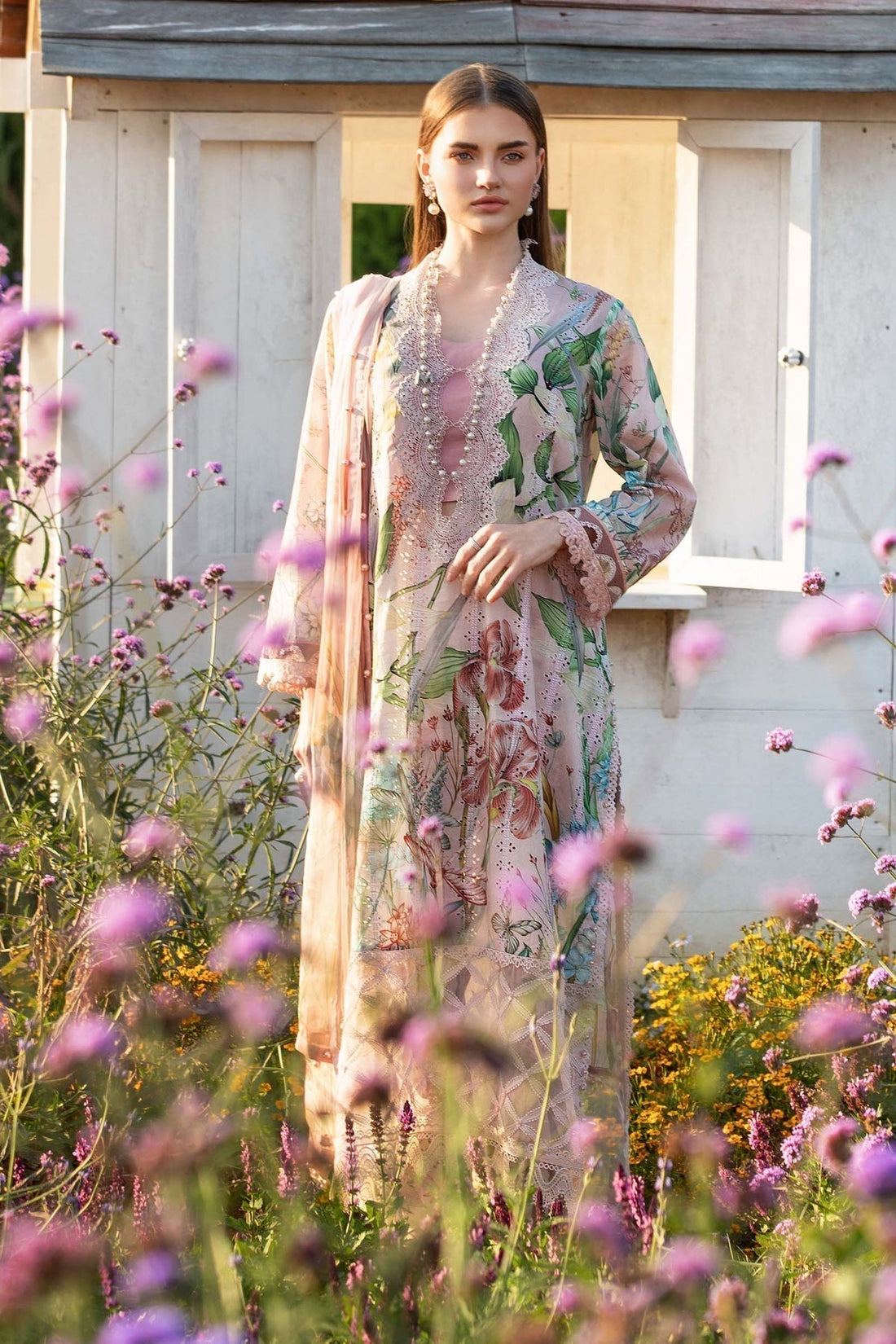 Maria B | M Prints 25 | MPT-2502-A - House Of Hania