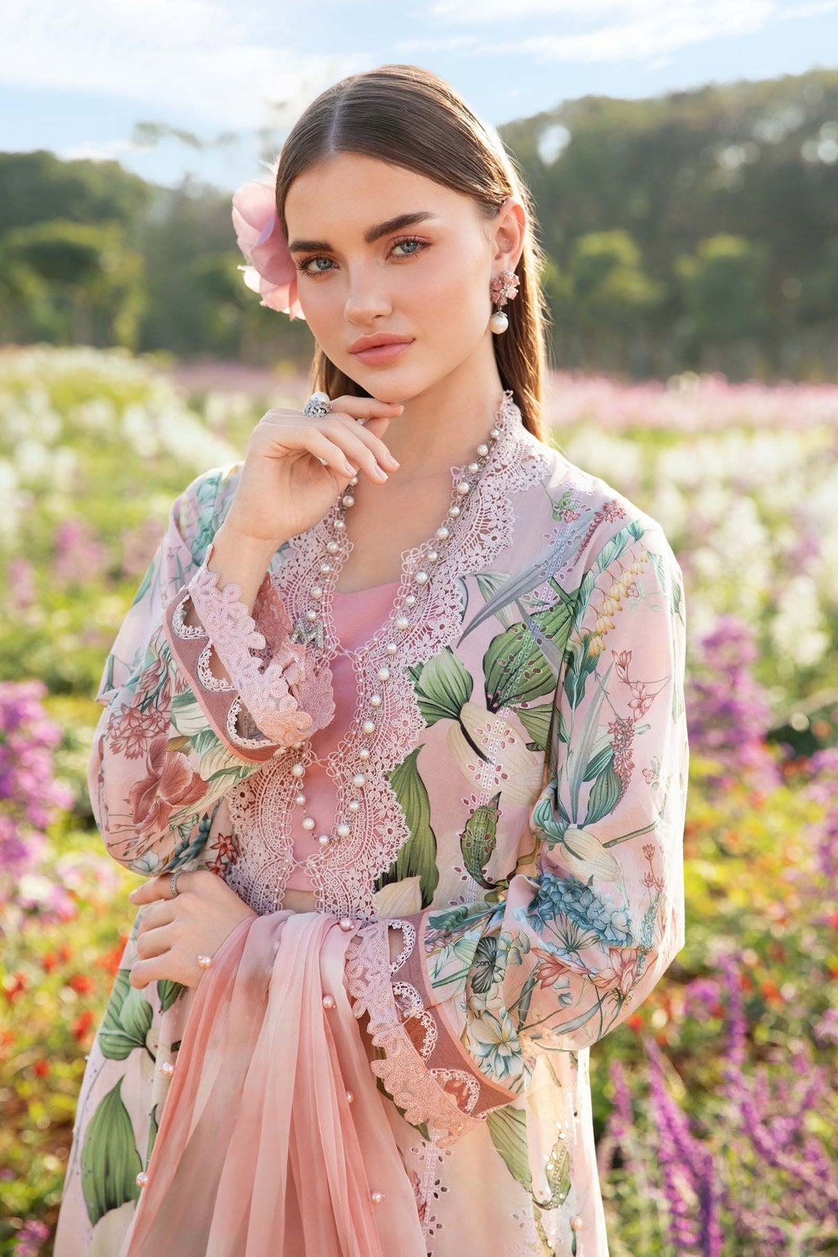 Maria B | M Prints 25 | MPT-2502-A - House Of Hania