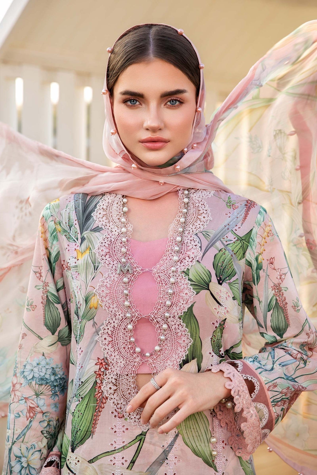 Maria B | M Prints 25 | MPT-2502-A - House Of Hania