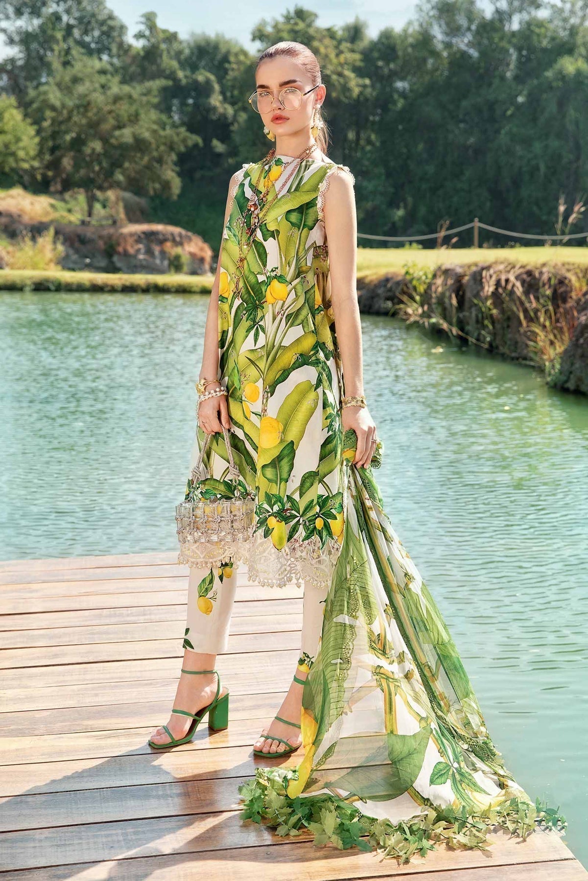Maria B | M Prints 25 | MPT-2503-A - House Of Hania