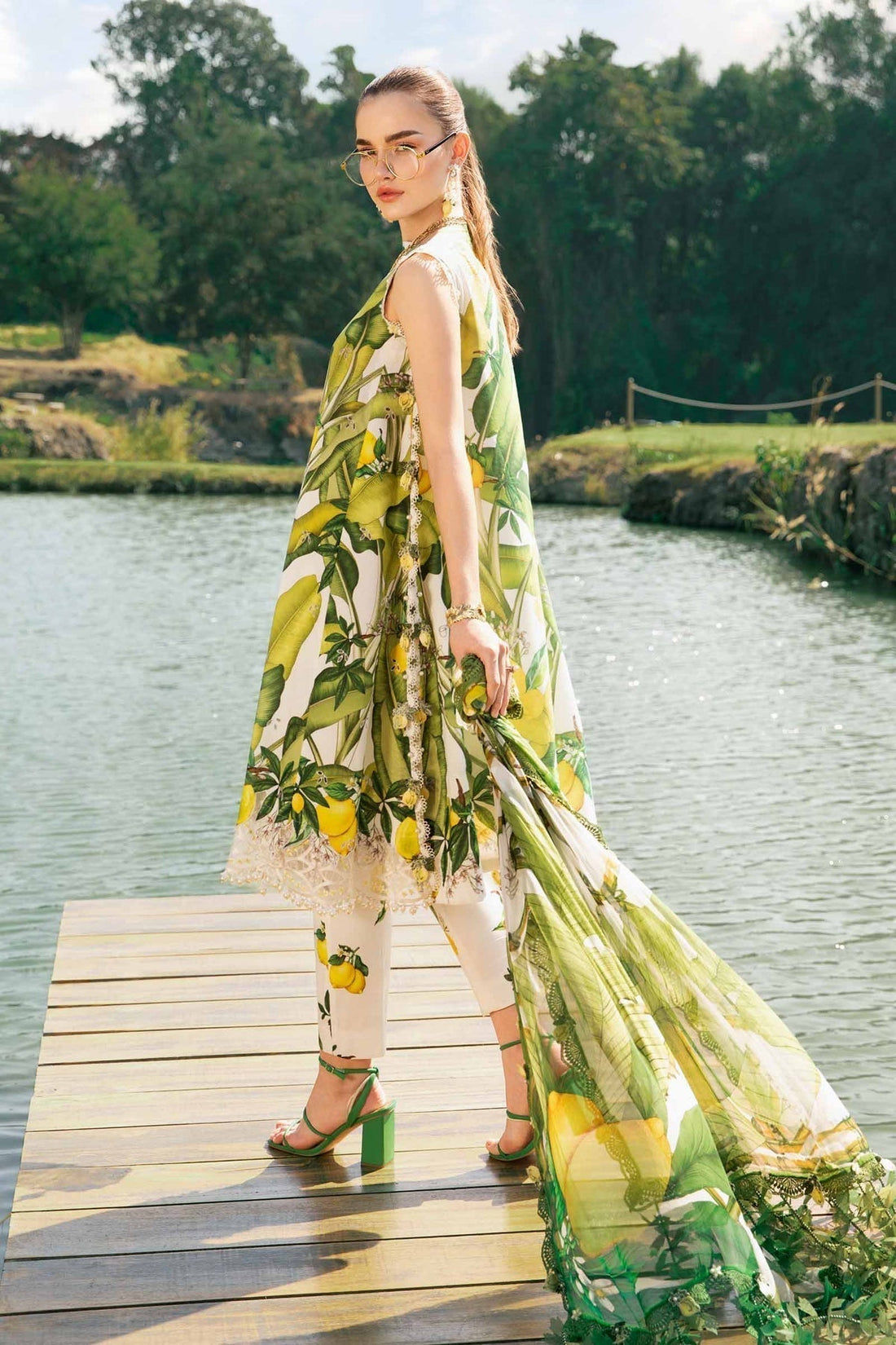 Maria B | M Prints 25 | MPT-2503-A - House Of Hania