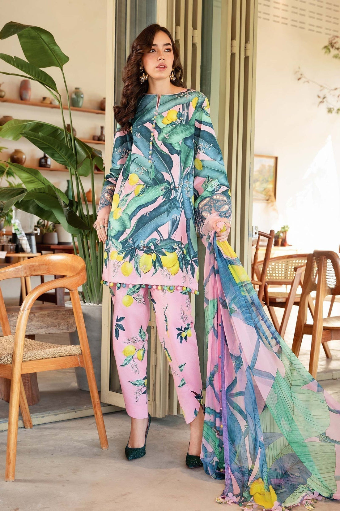 Maria B | M Prints 25 | MPT-2503-B - House Of Hania