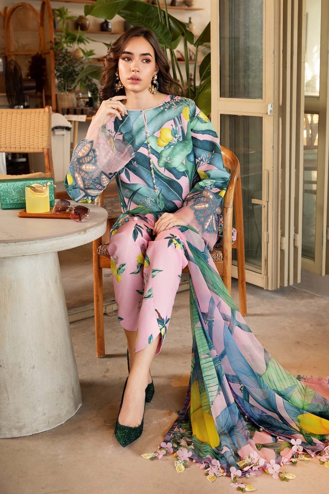 Maria B | M Prints 25 | MPT-2503-B - House Of Hania