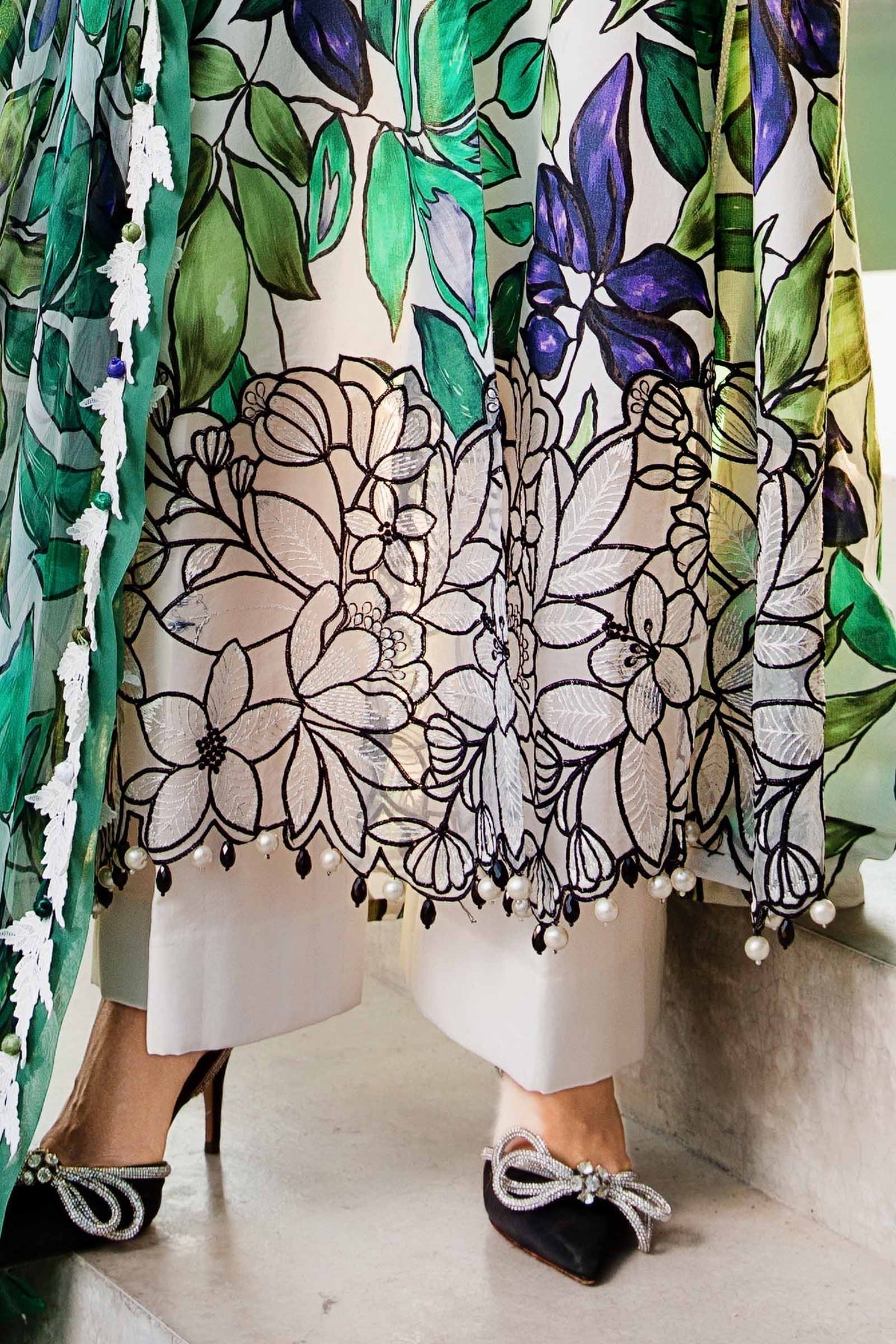 Maria B | M Prints 25 | MPT-2505-A - House Of Hania