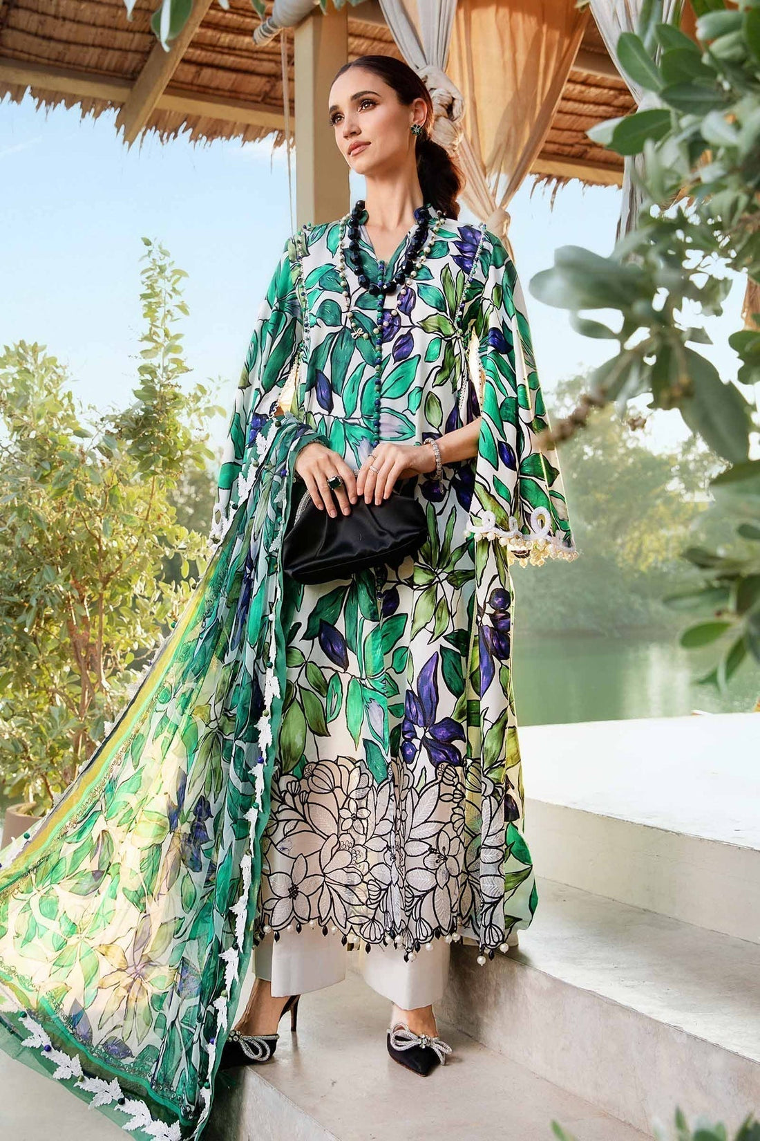 Maria B | M Prints 25 | MPT-2505-A - House Of Hania