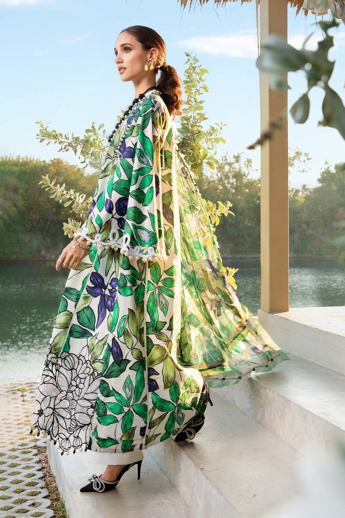 Maria B | M Prints 25 | MPT-2505-A - House Of Hania