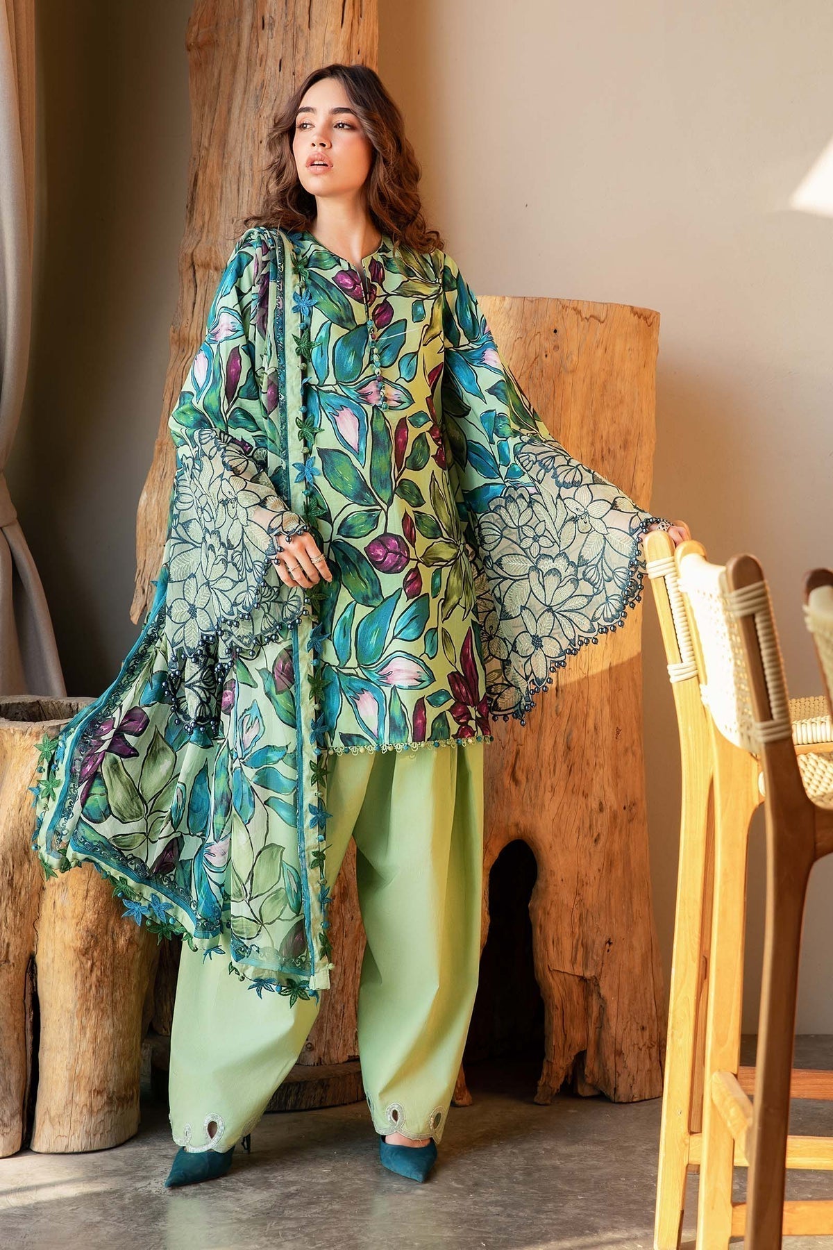 Maria B | M Prints 25 | MPT-2505-B - House Of Hania