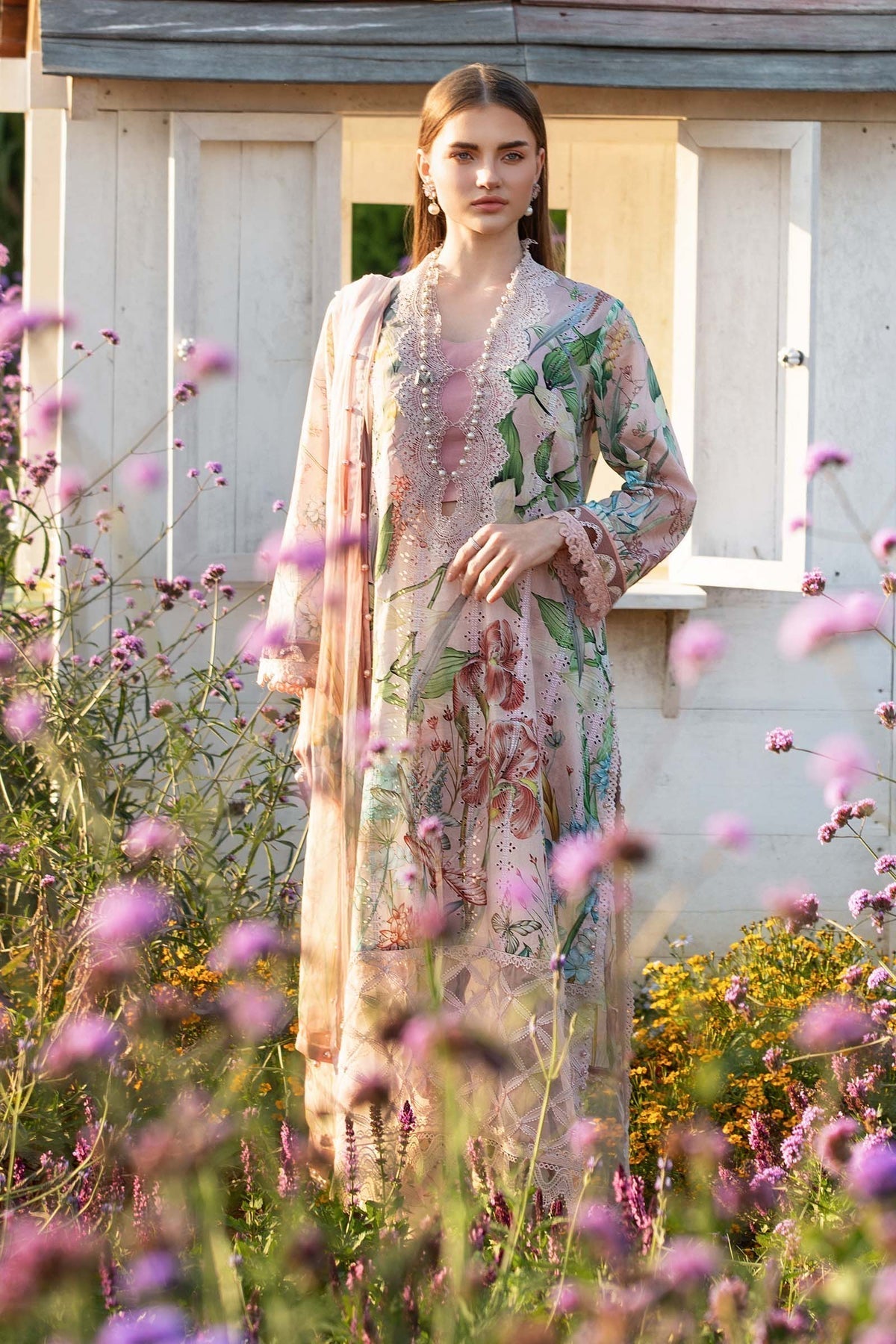 Maria B | M Prints 25 | MPT-2506-B - House Of Hania