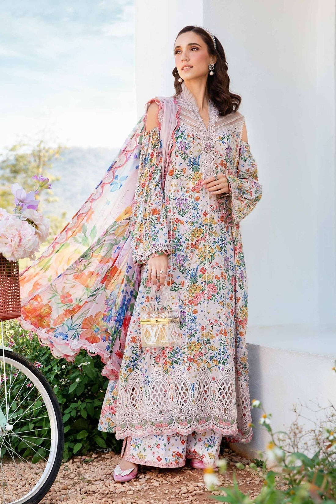 Maria B | M Prints 25 | MPT-2507-A - House Of Hania