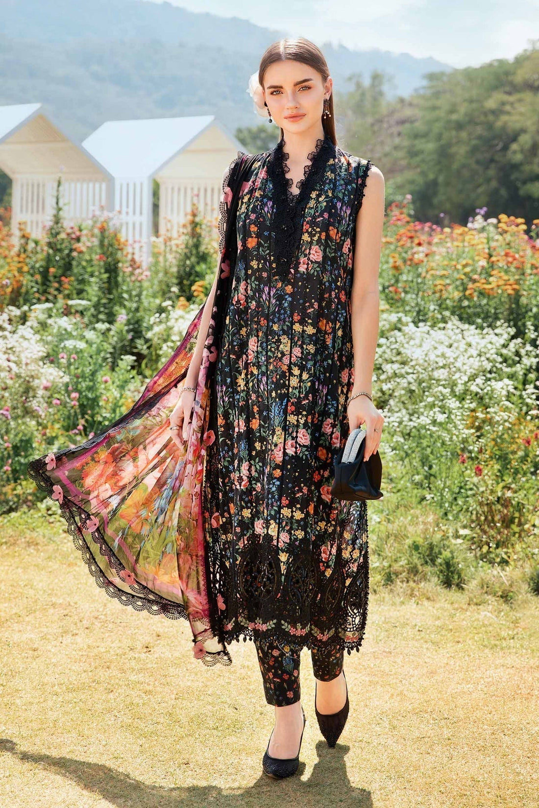 Maria B | M Prints 25 | MPT-2507-B - House Of Hania