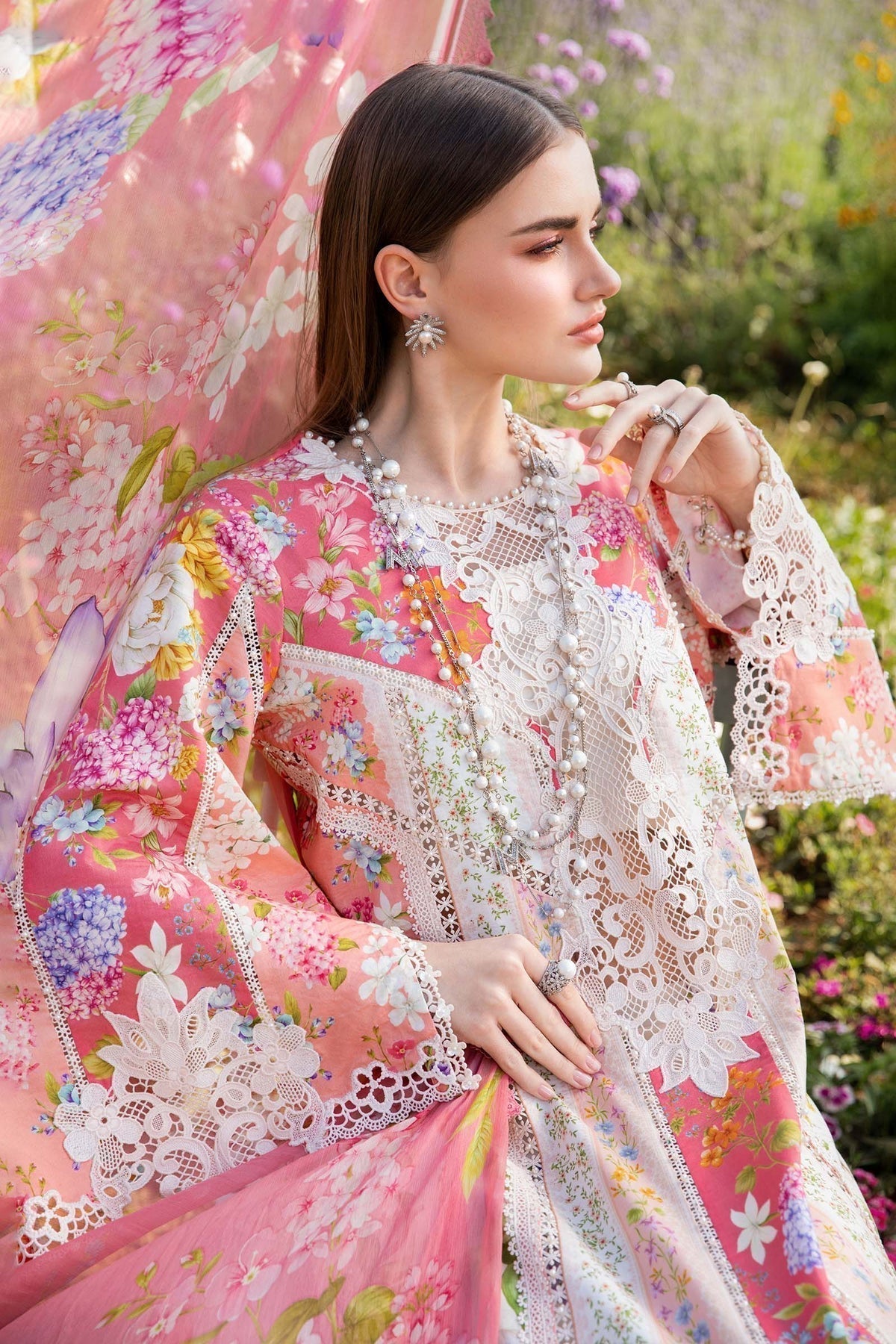 Maria B | M Prints 25 | MPT-2509-B - House Of Hania