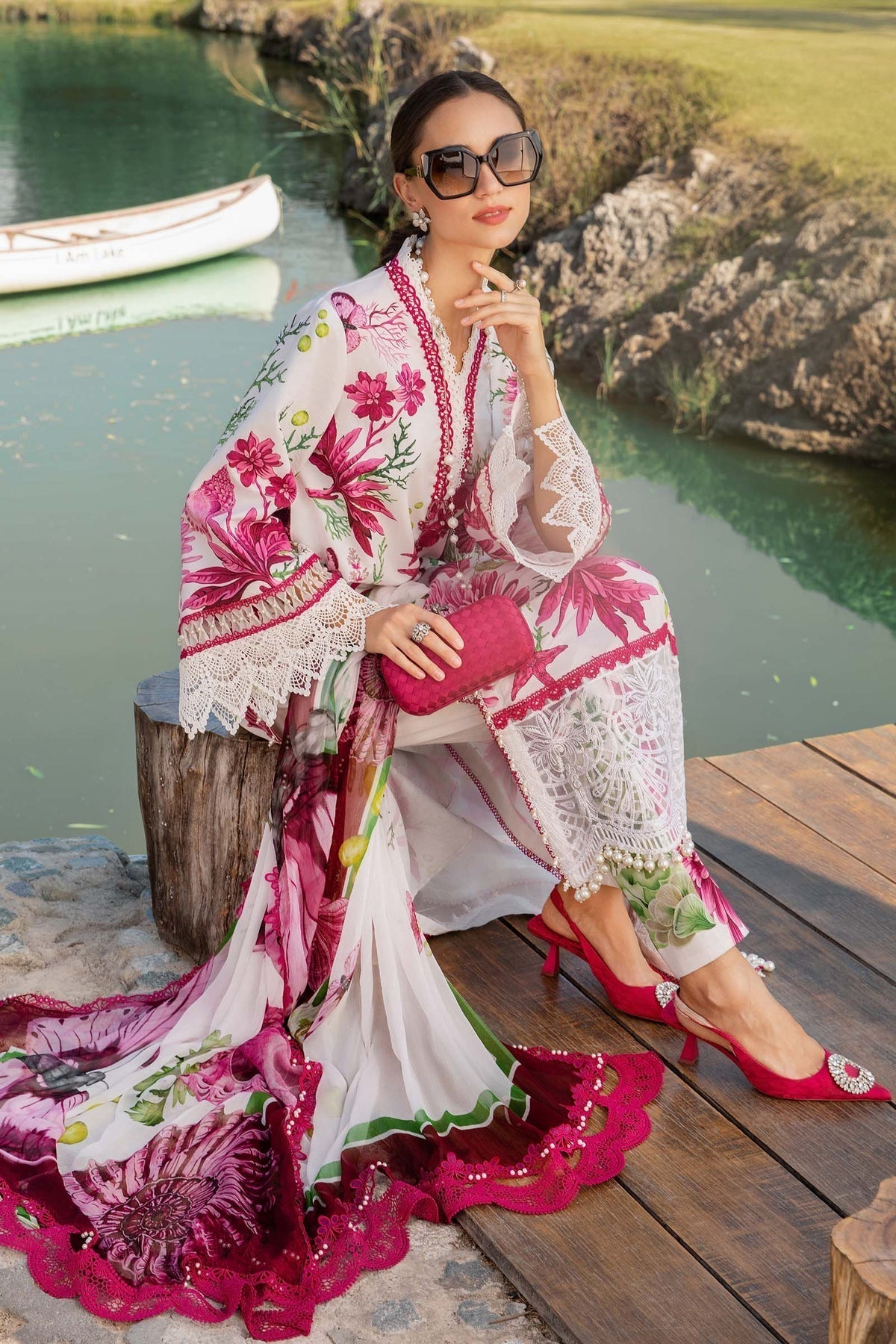 Maria B | M Prints 25 | MPT-2510-A - House Of Hania