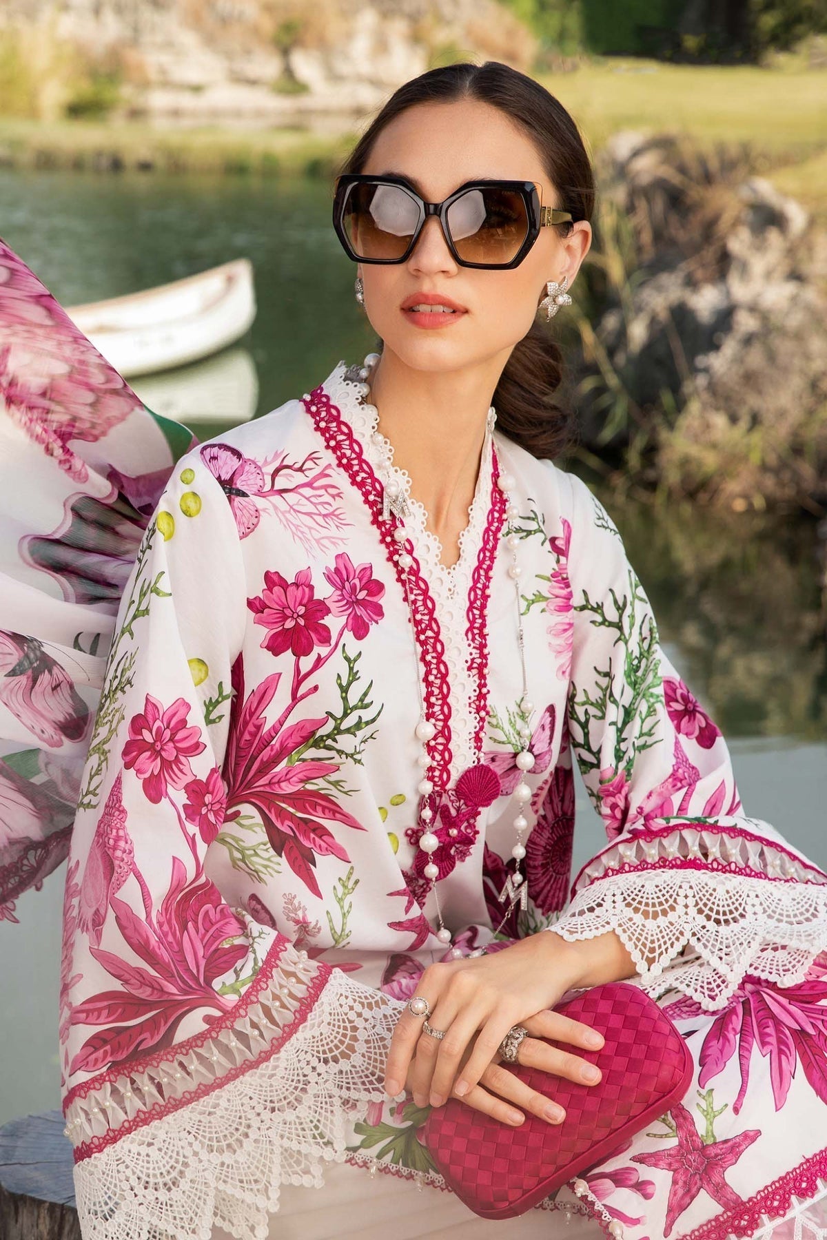 Maria B | M Prints 25 | MPT-2510-A - House Of Hania