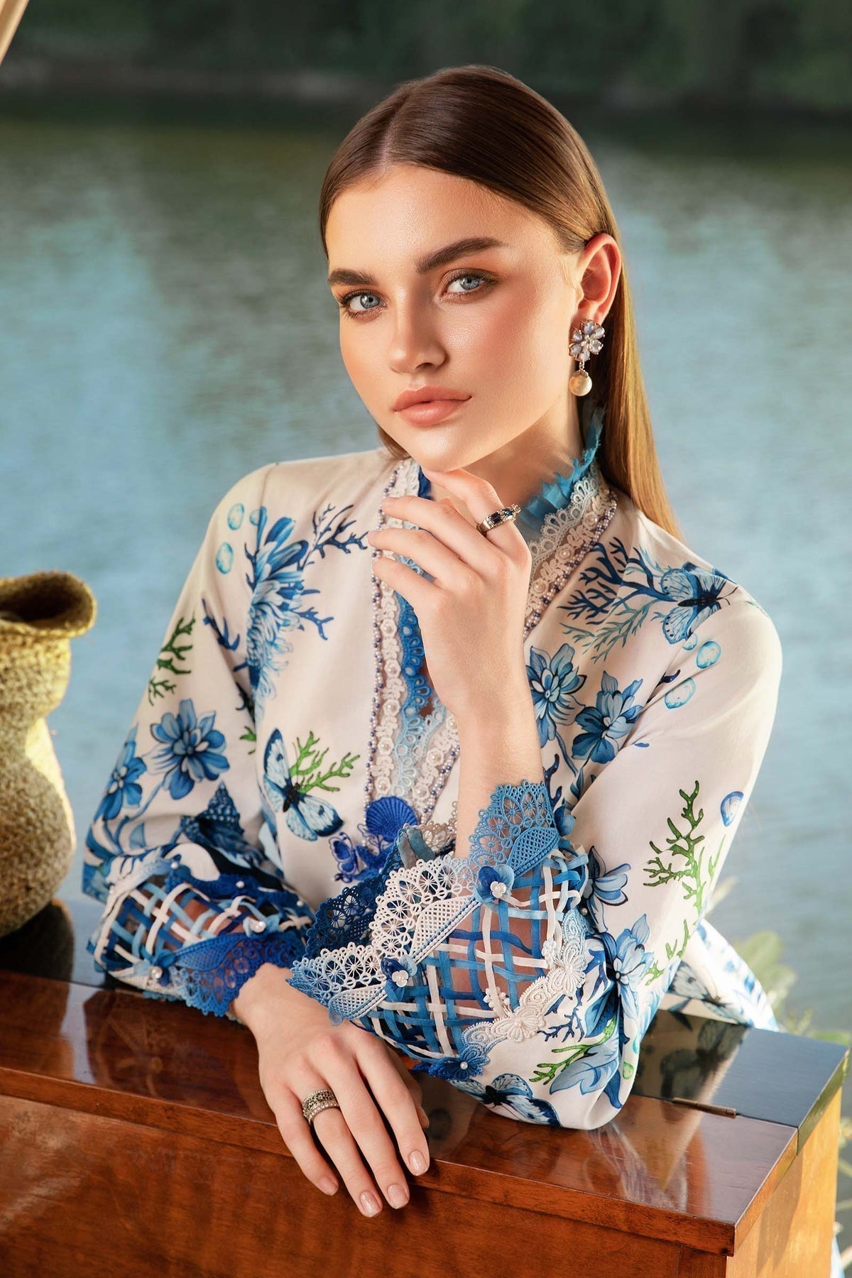 Maria B | M Prints 25 | MPT-2510-B - House Of Hania