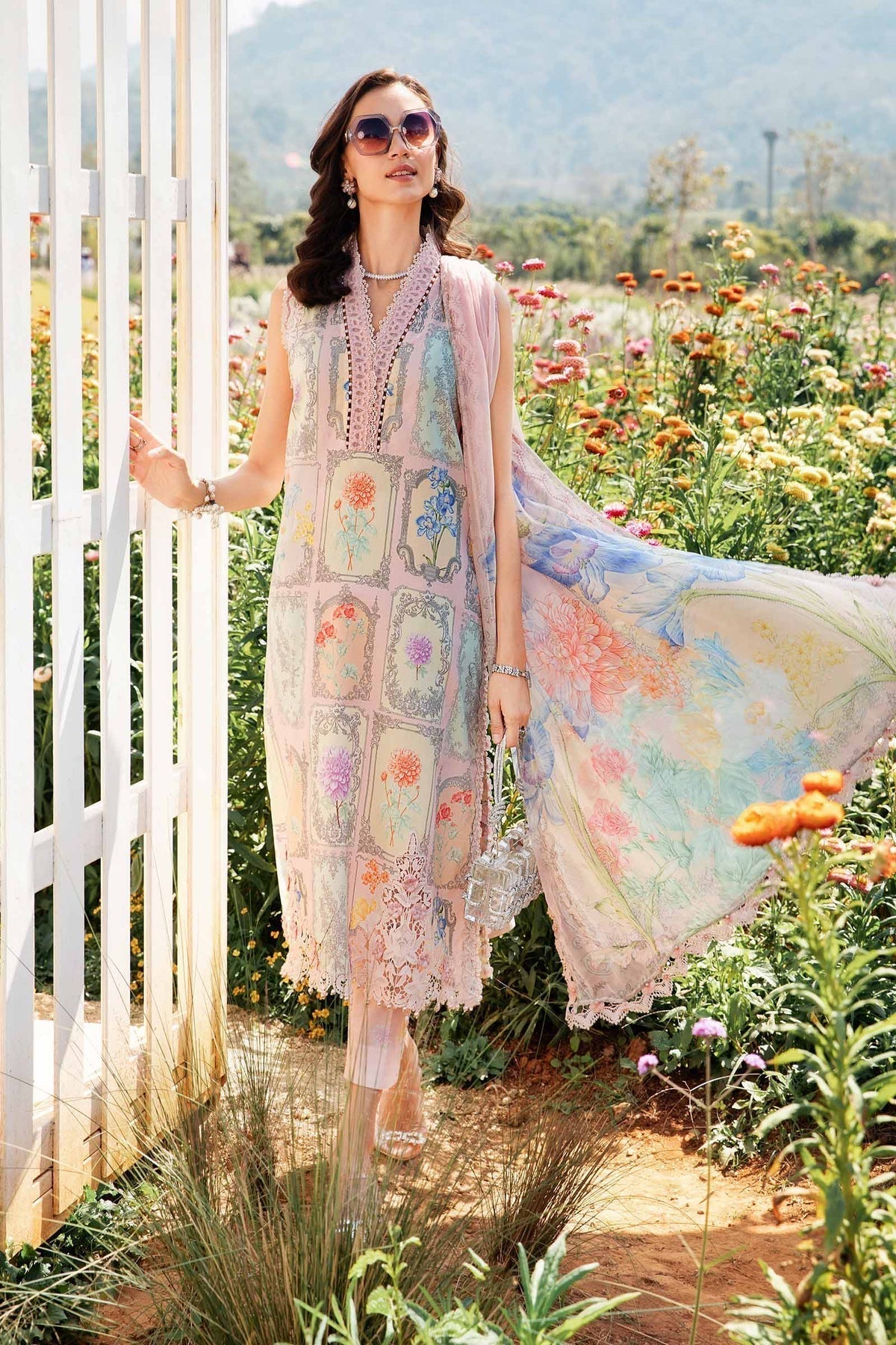 Maria B | M Prints 25 | MPT-2511-A - House Of Hania