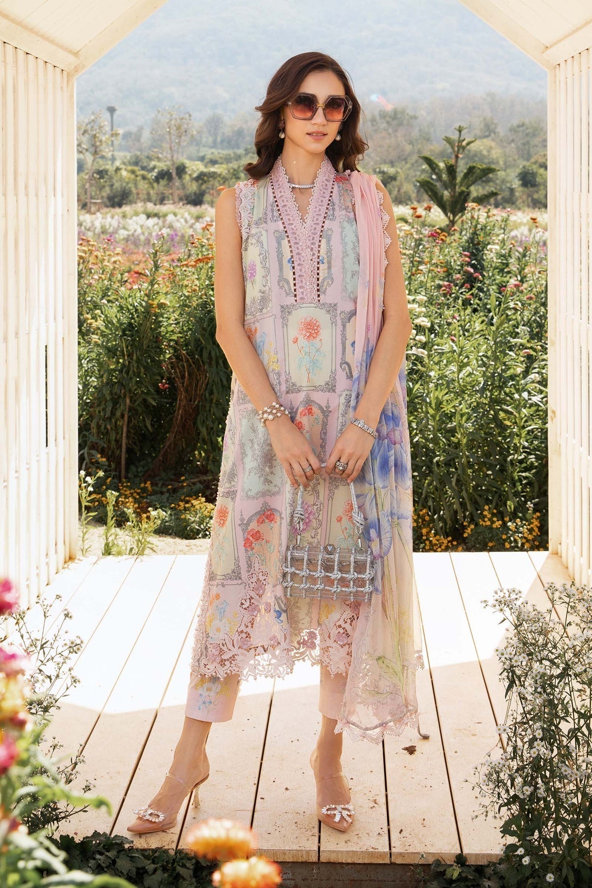 Maria B | M Prints 25 | MPT-2511-A - House Of Hania