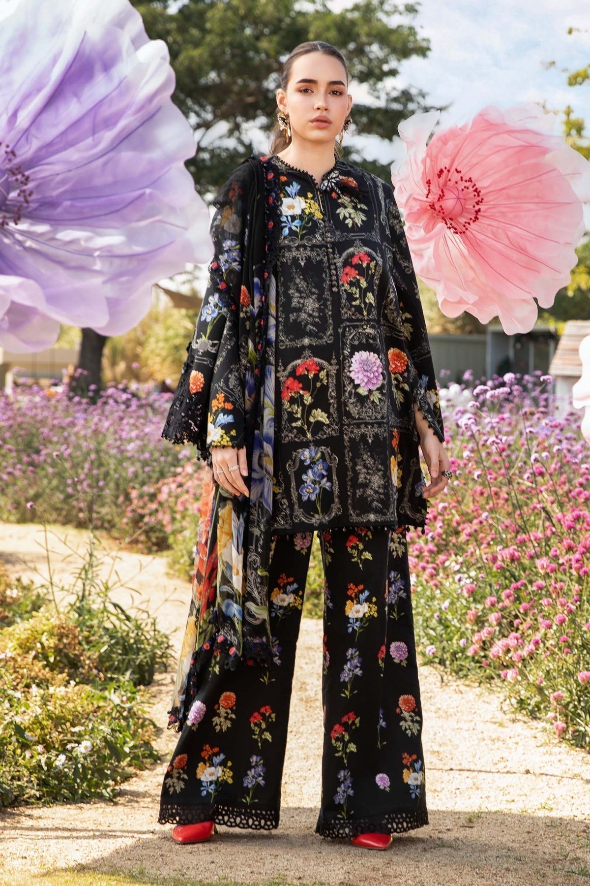 Maria B | M Prints 25 | MPT-2511-B - House Of Hania