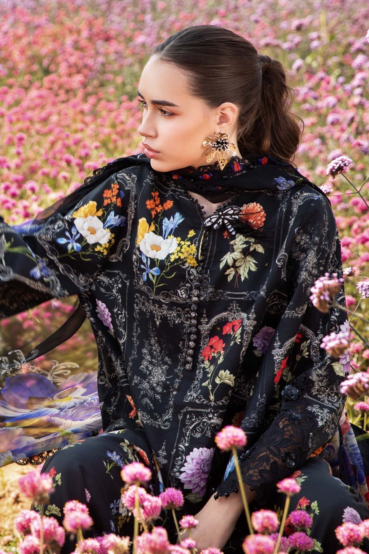 Maria B | M Prints 25 | MPT-2511-B - House Of Hania