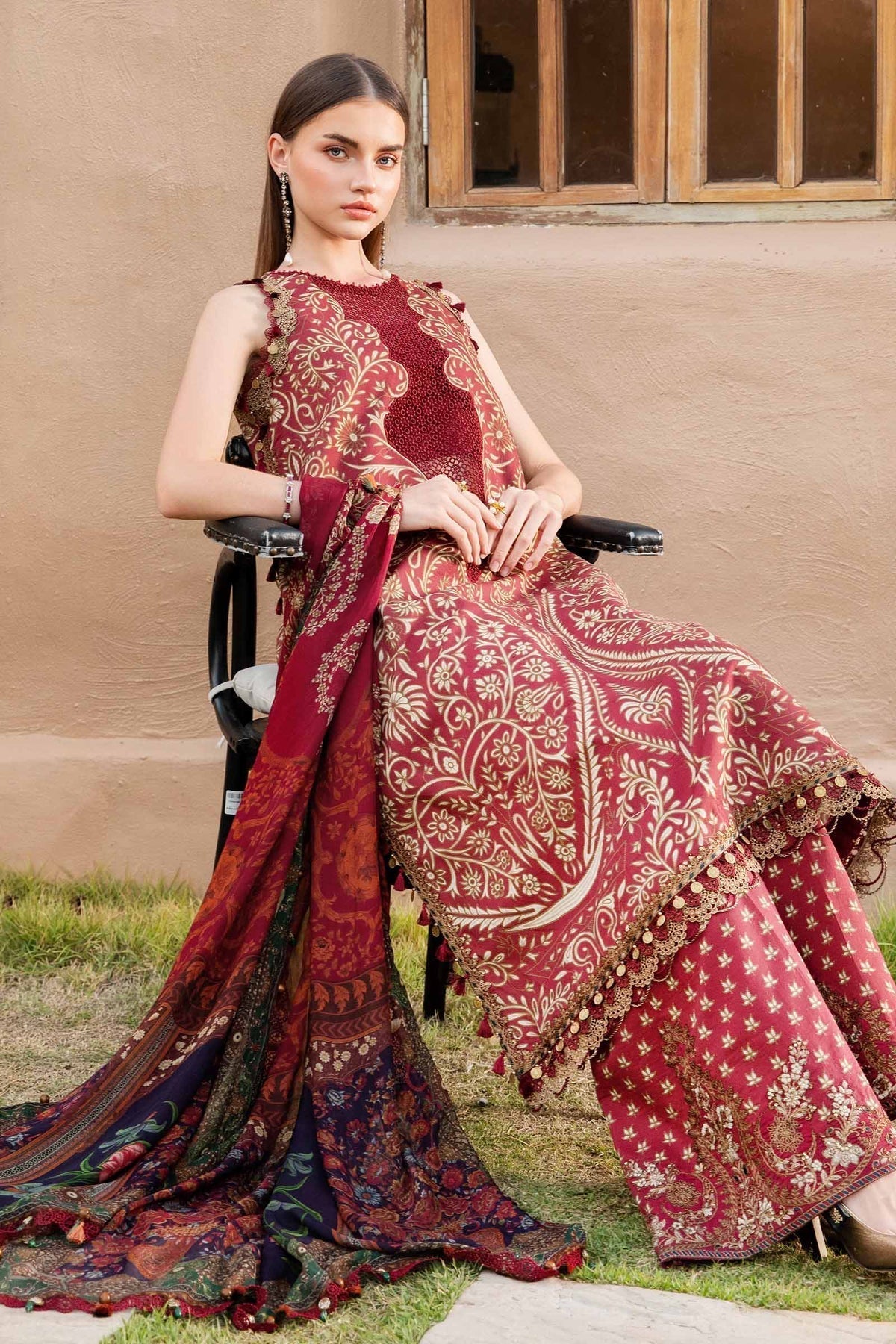 Maria B | M Prints 25 | MPT-2512-A - House Of Hania