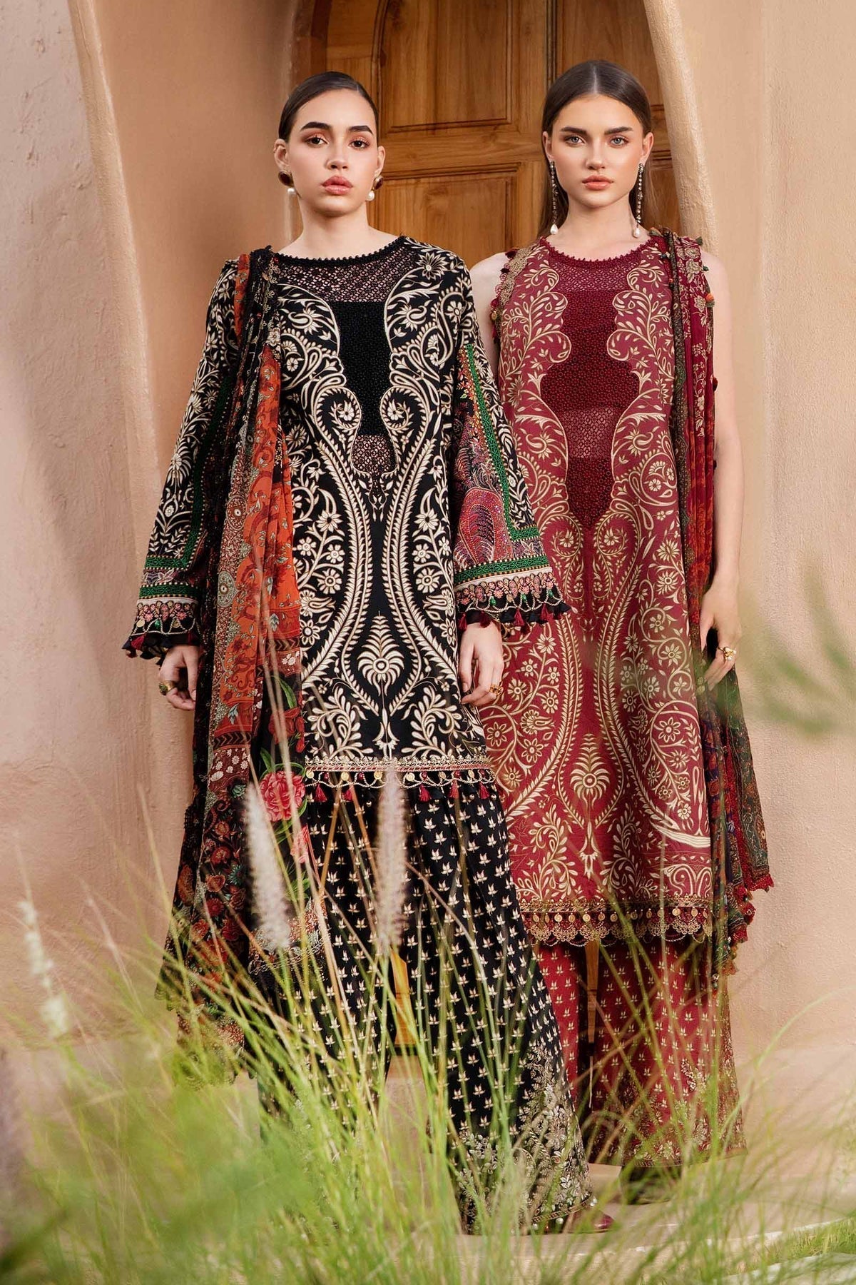Maria B | M Prints 25 | MPT-2512-B - House Of Hania