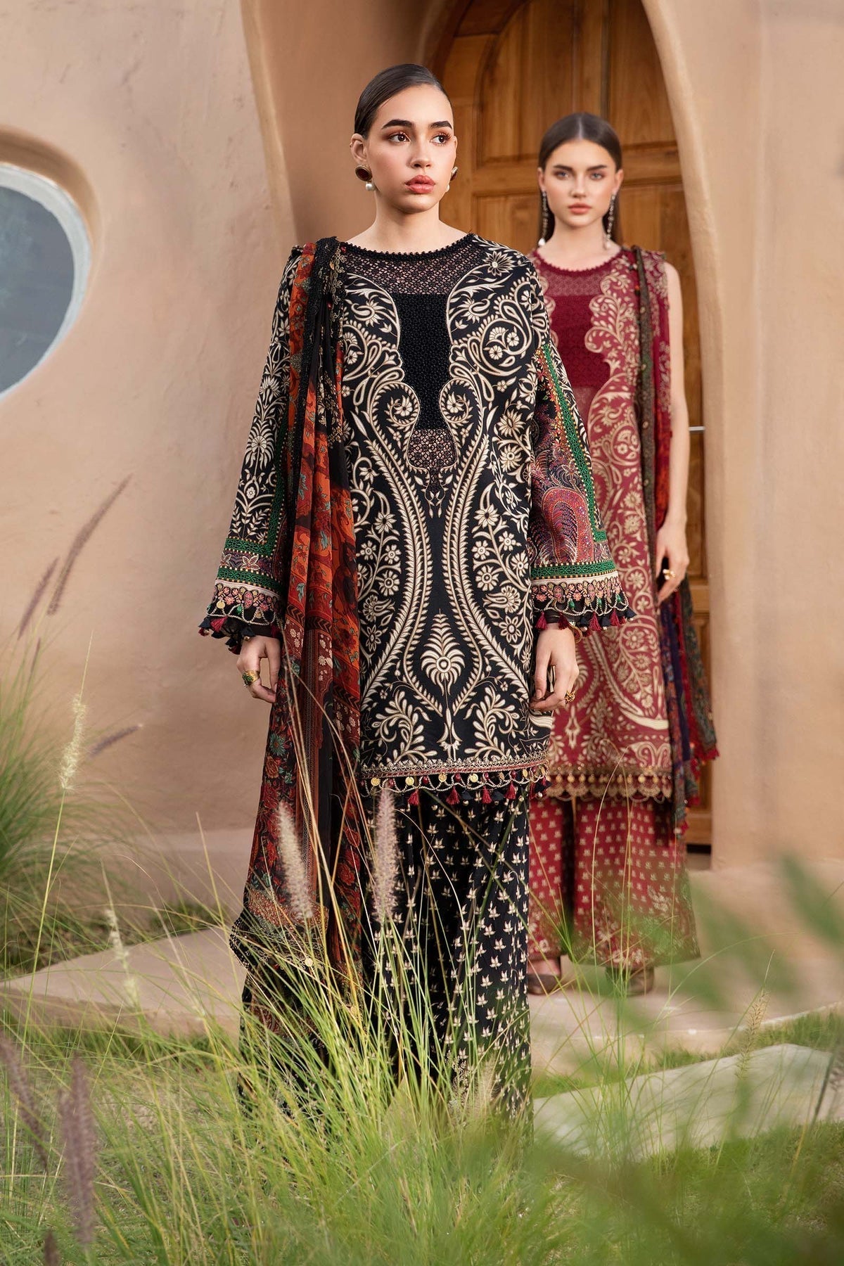 Maria B | M Prints 25 | MPT-2512-B - House Of Hania