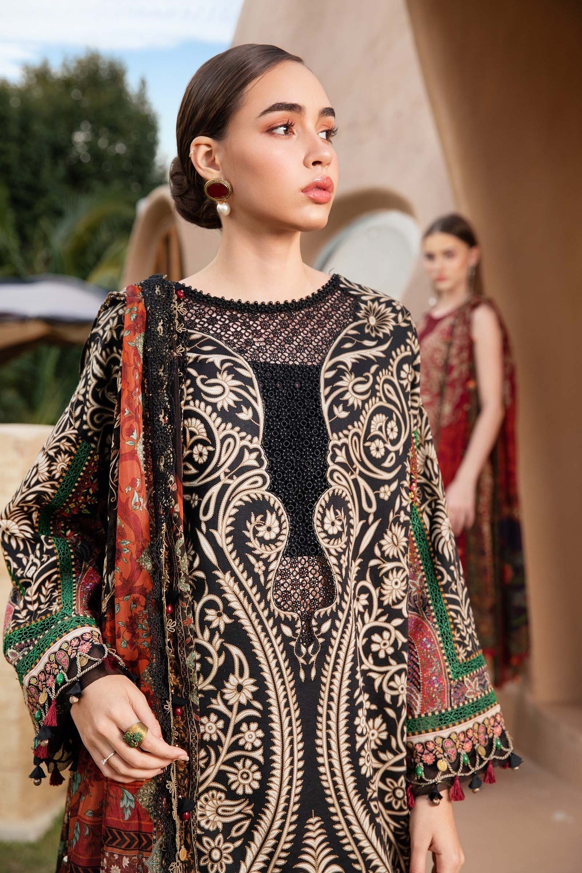 Maria B | M Prints 25 | MPT-2512-B - House Of Hania