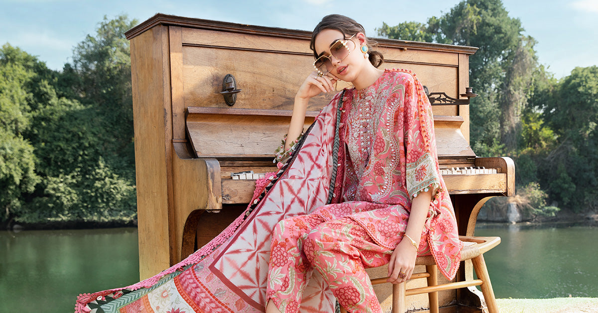 Maria B | M Prints 25 | MPT-2513-A - House Of Hania