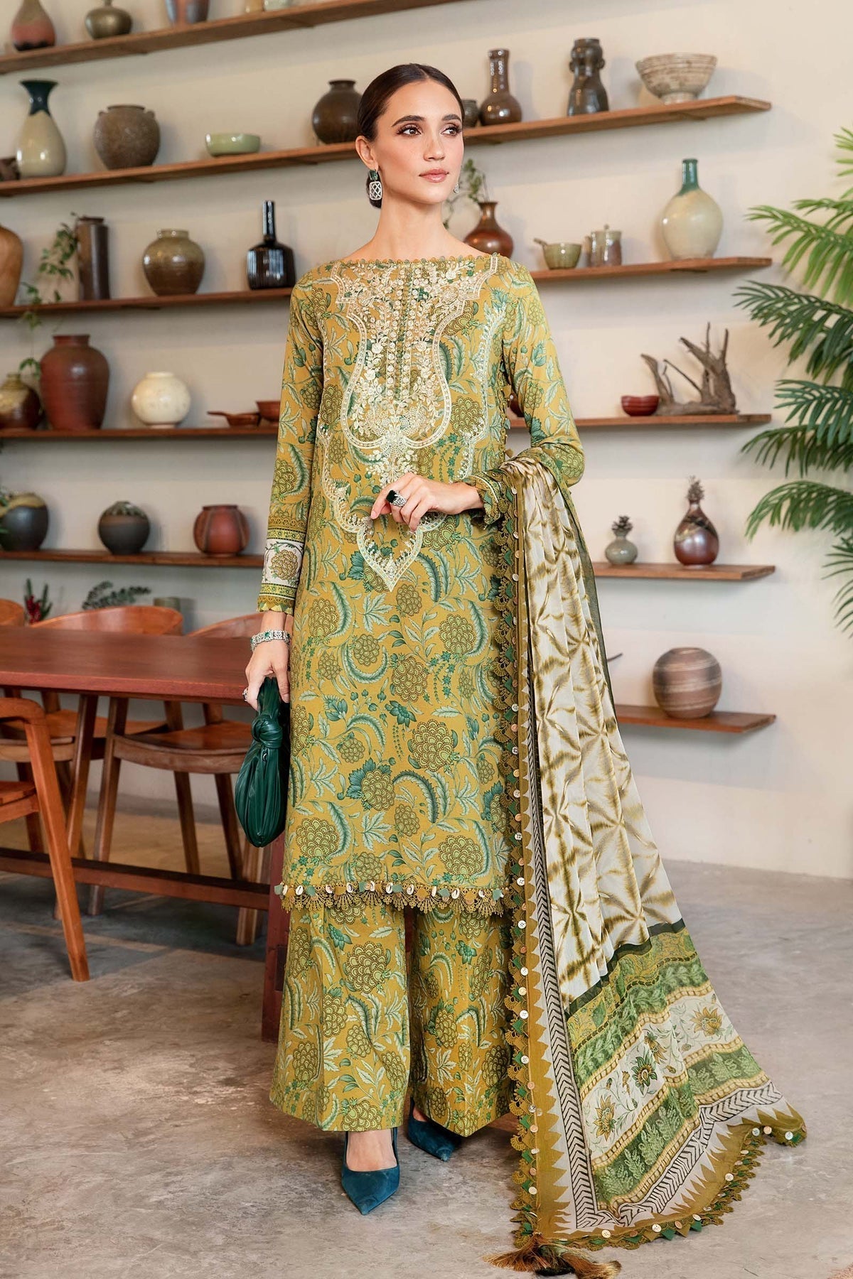 Maria B | M Prints 25 | MPT-2513-B - House Of Hania