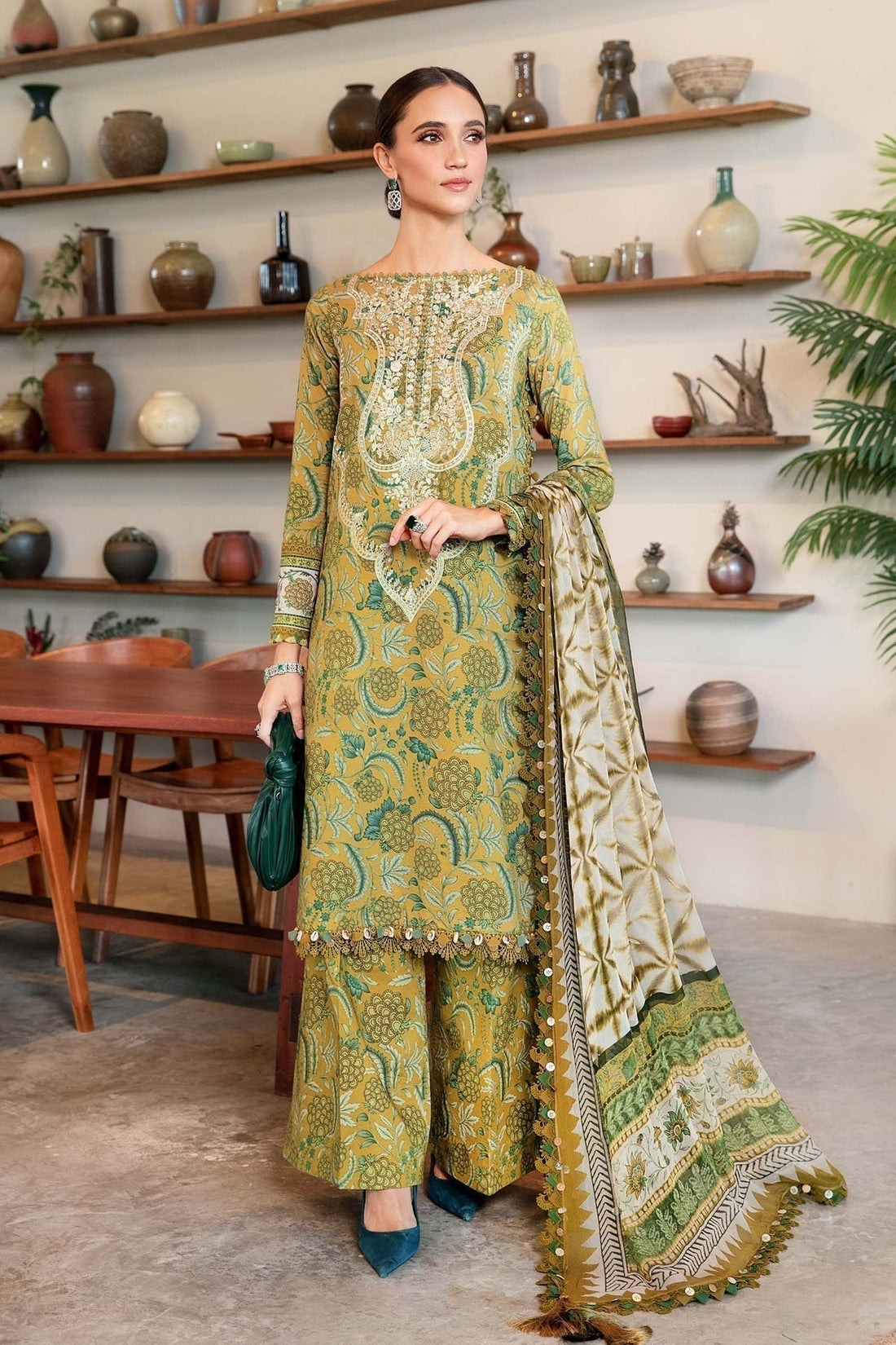 Maria B | M Prints 25 | MPT-2513-B - House Of Hania