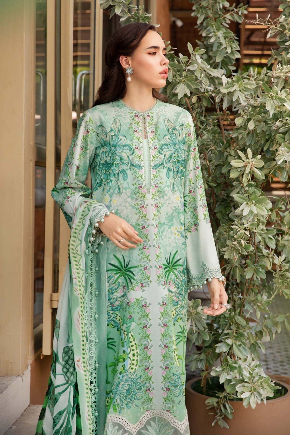 Maria B | M Prints 25 | MPT-2514-A - House Of Hania