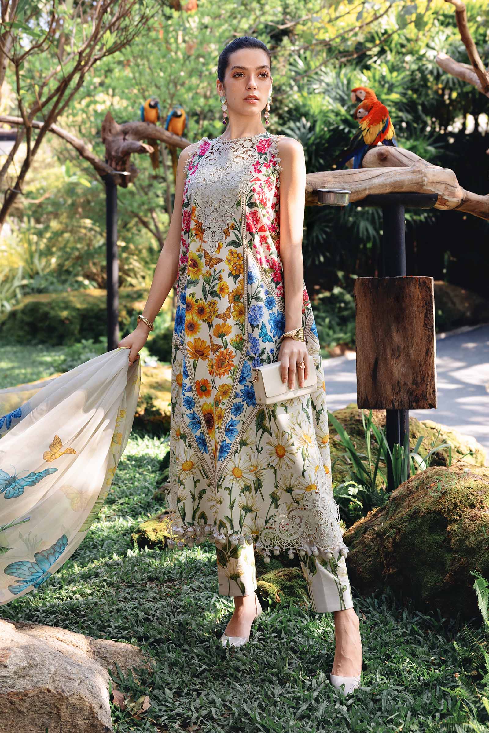 Maria B | M Prints 26 | MPT-2910-A - House Of Hania