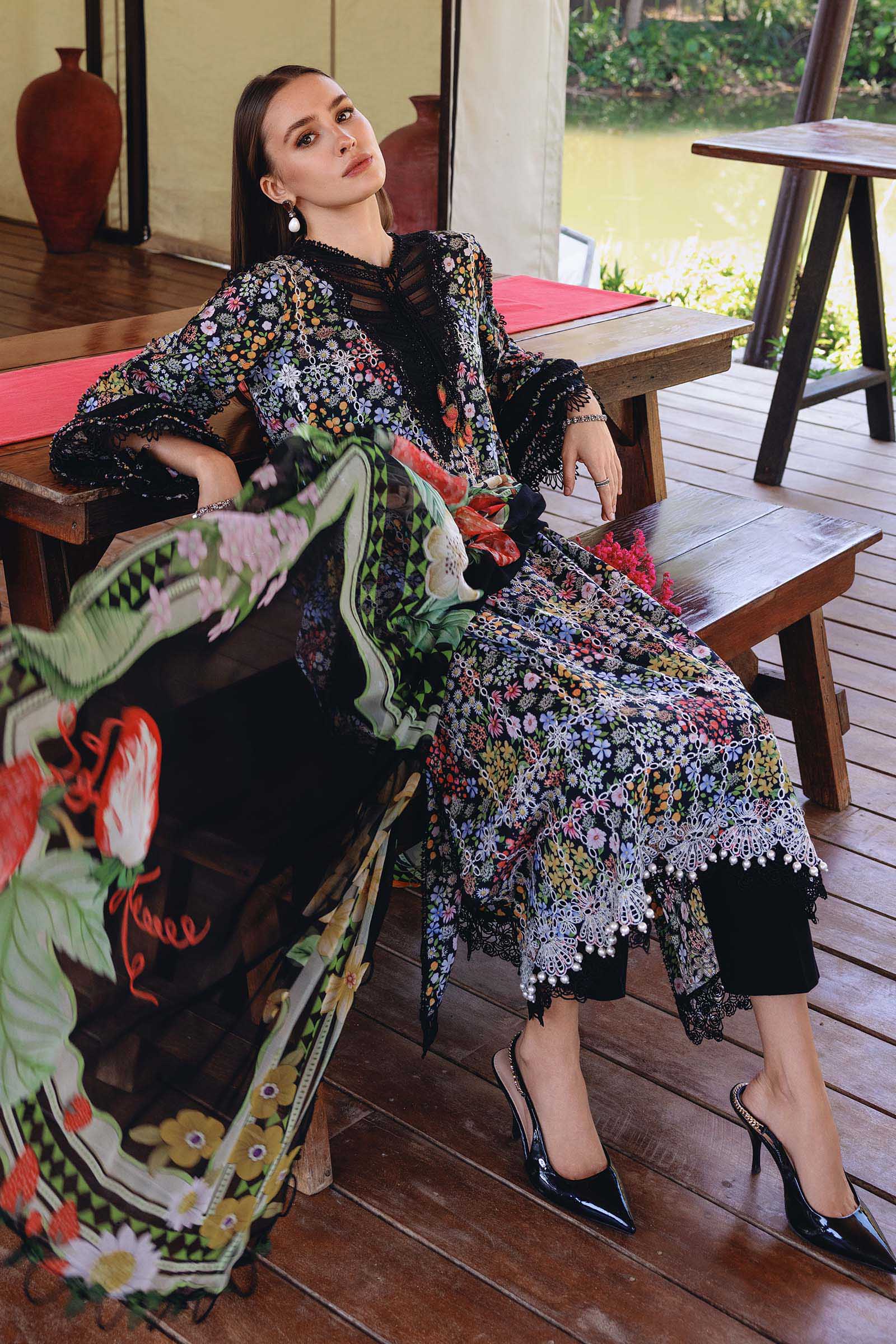 Maria B | M Prints 26 | MPT-2914-B - House Of Hania