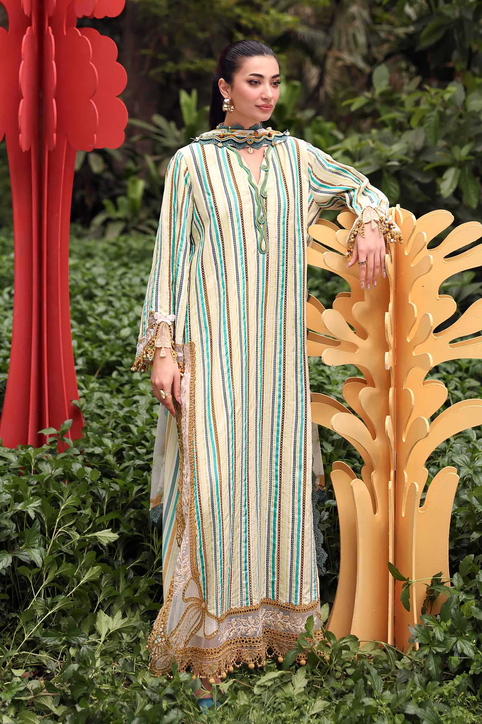 Maria B | M Prints 26 | MPT-3002-B - House Of Hania
