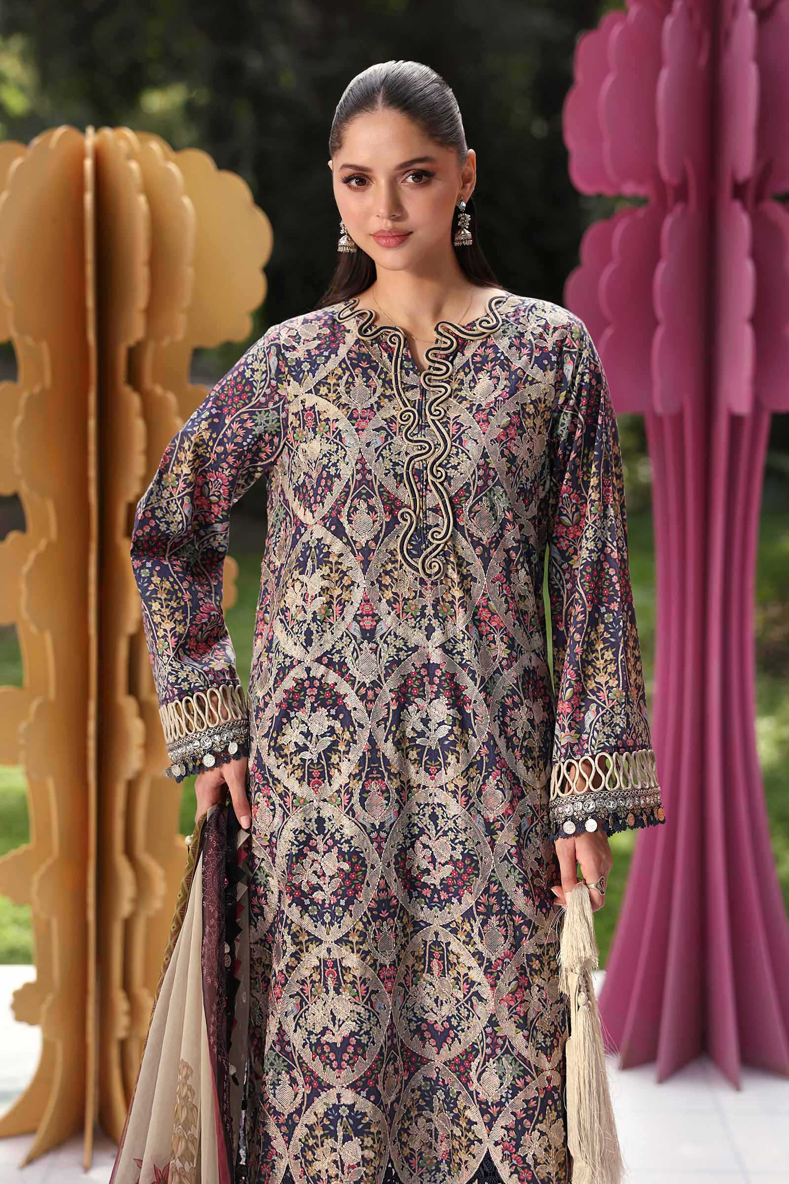Maria B | M Prints 26 | MPT-3003-B - House Of Hania