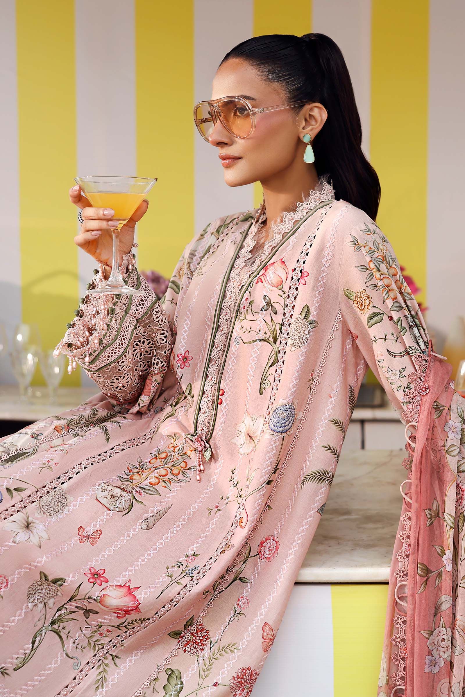 Maria B | M Prints 26 | MPT-3004-A - House Of Hania