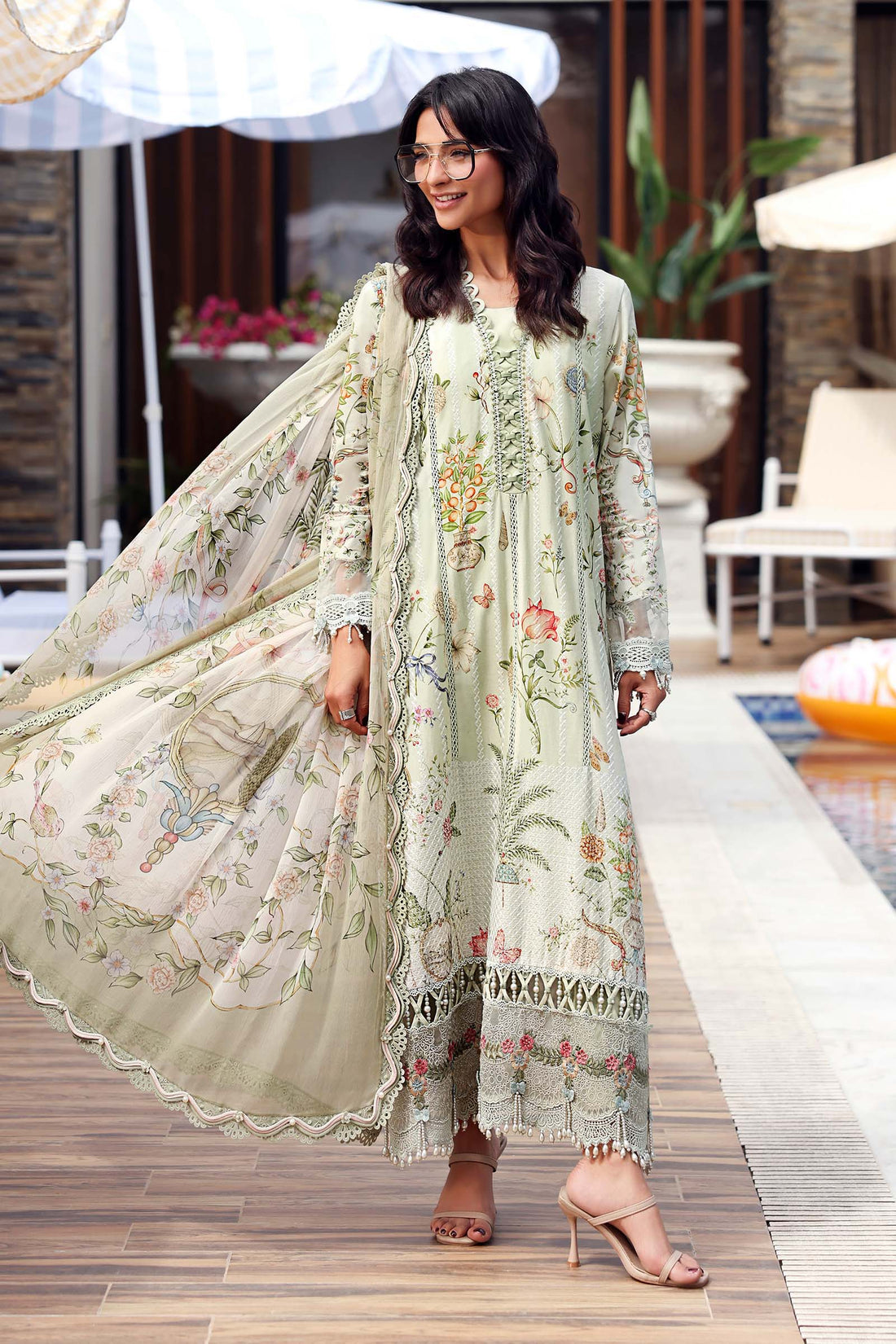 Maria B | M Prints 26 | MPT-3004-B - House Of Hania
