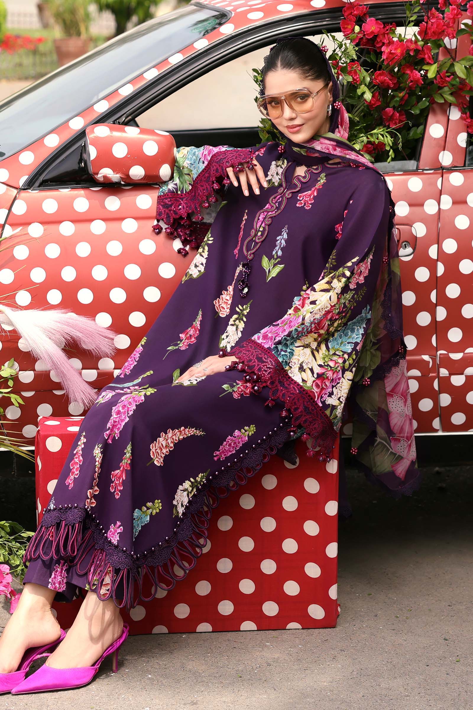 Maria B | M Prints 26 | MPT-3005-A - House Of Hania