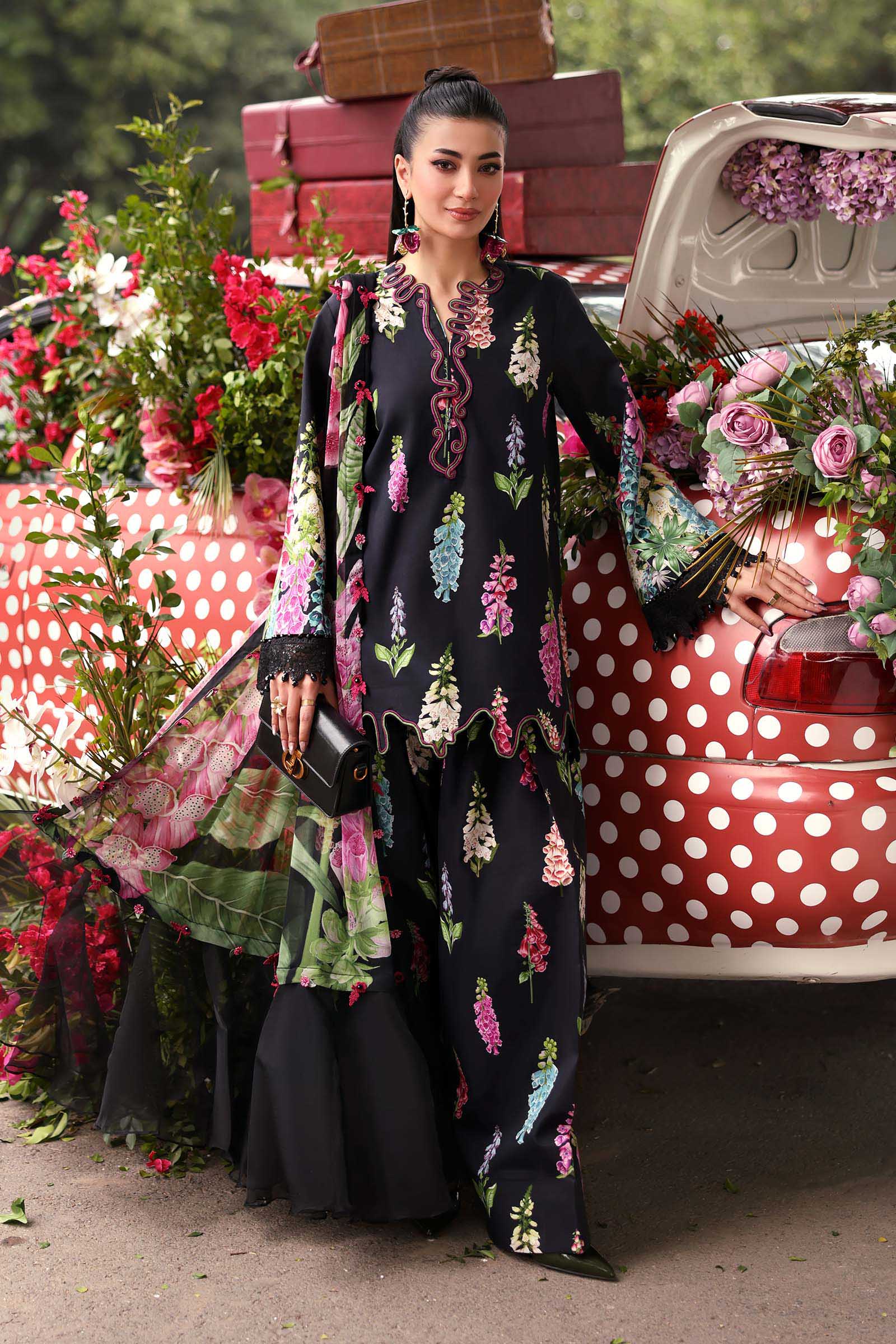 Maria B | M Prints 26 | MPT-3005-B - House Of Hania