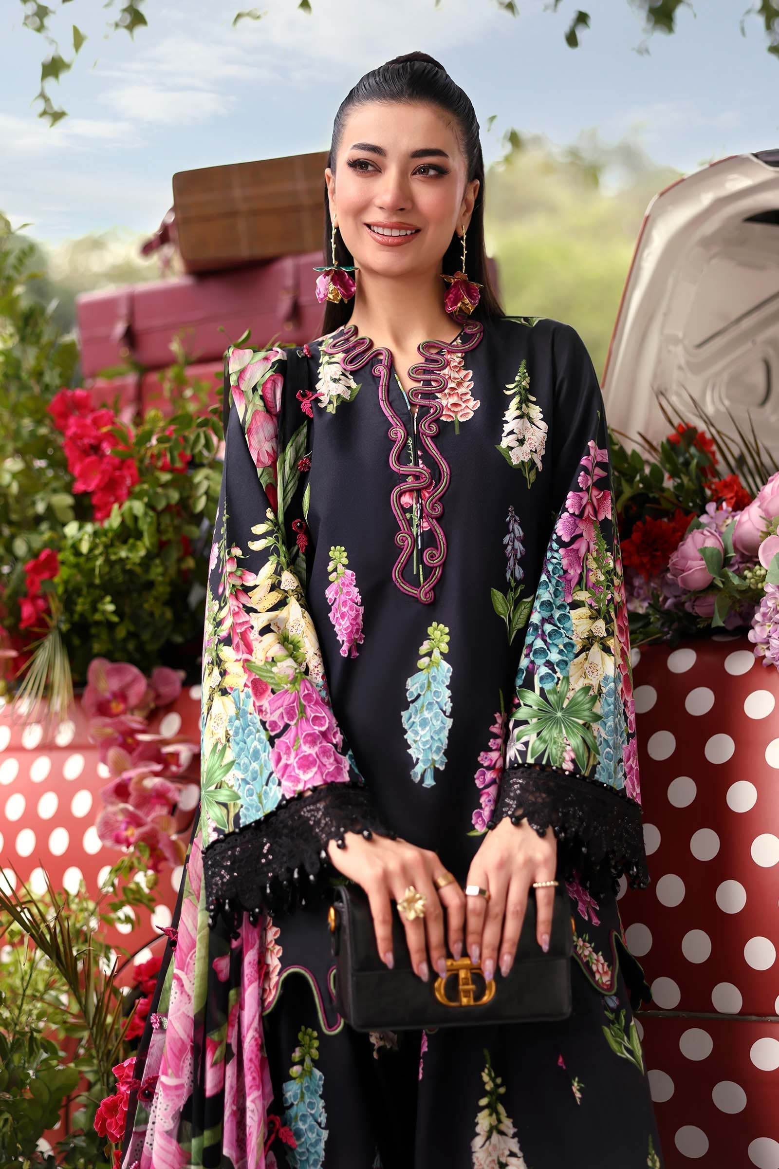 Maria B | M Prints 26 | MPT-3005-B - House Of Hania