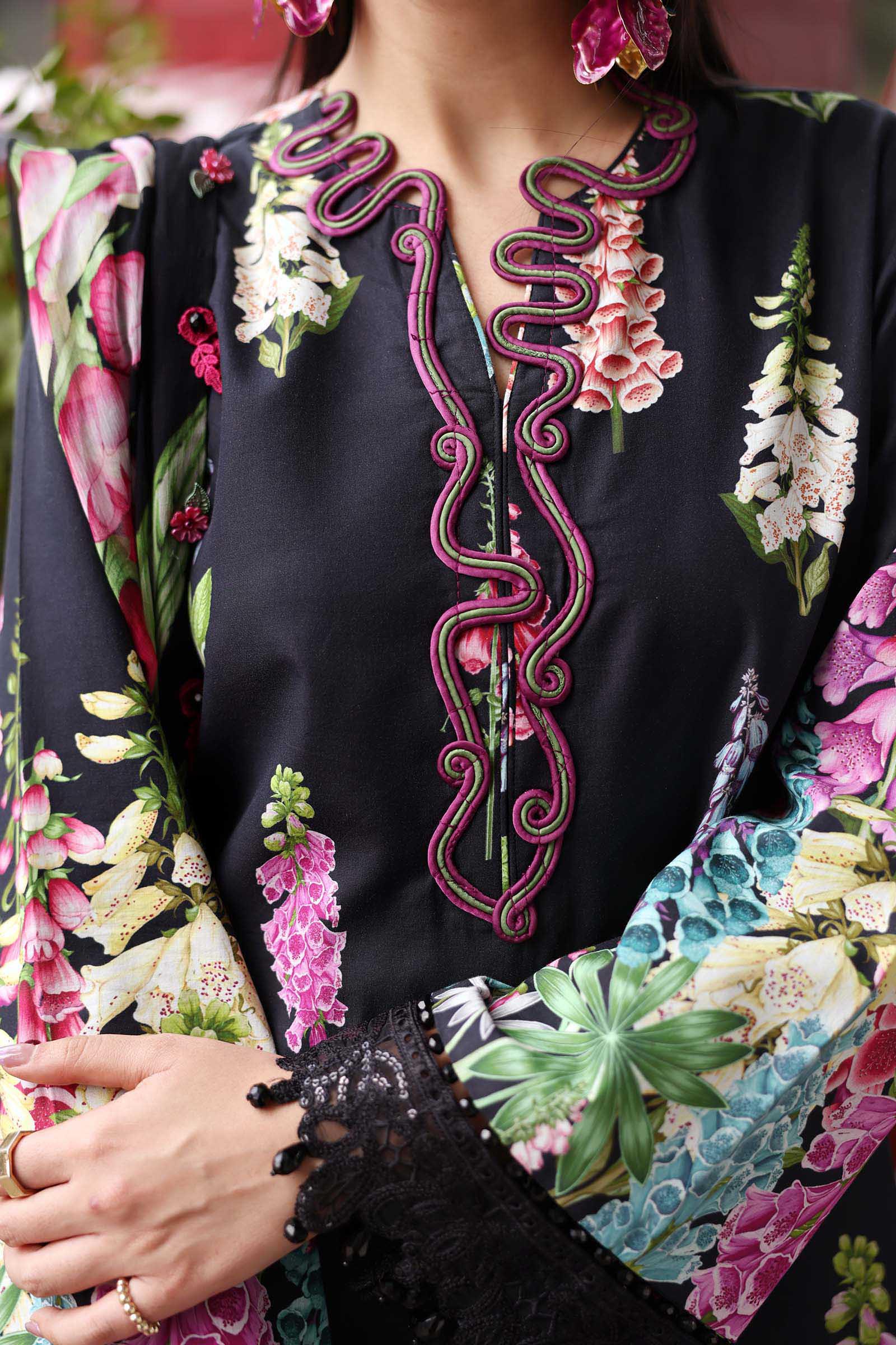 Maria B | M Prints 26 | MPT-3005-B - House Of Hania