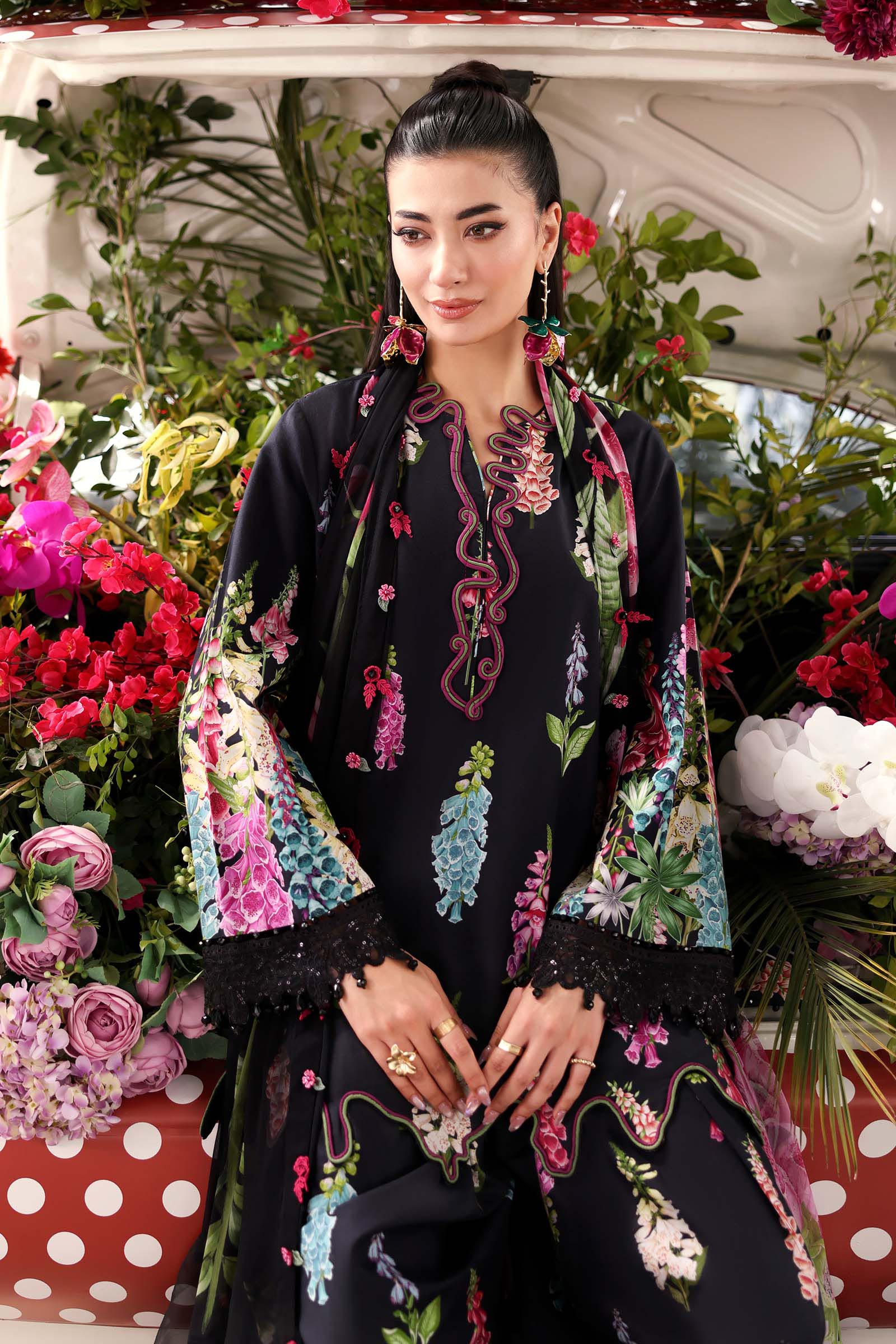 Maria B | M Prints 26 | MPT-3005-B - House Of Hania
