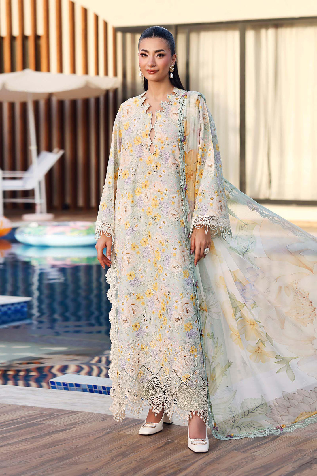 Maria B | M Prints 26 | MPT-3007-A - House Of Hania