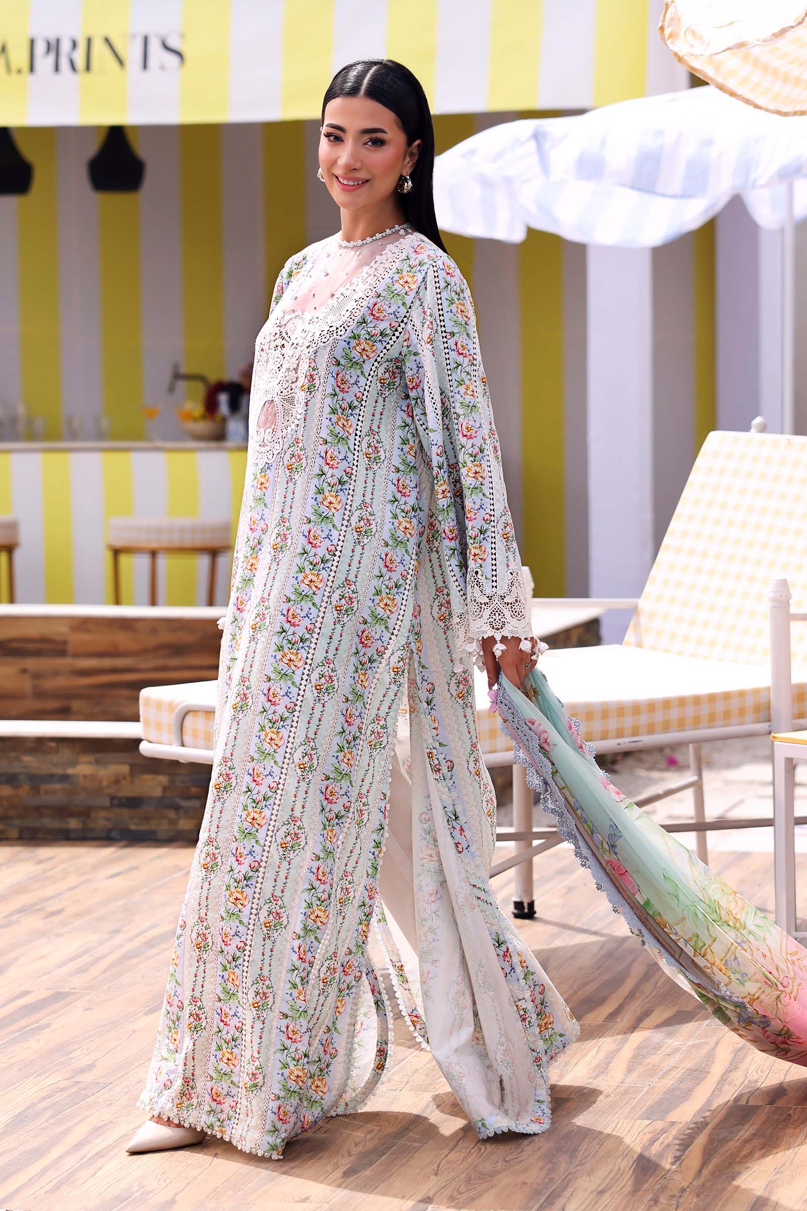 Maria B | M Prints 26 | MPT-3010-B - House Of Hania