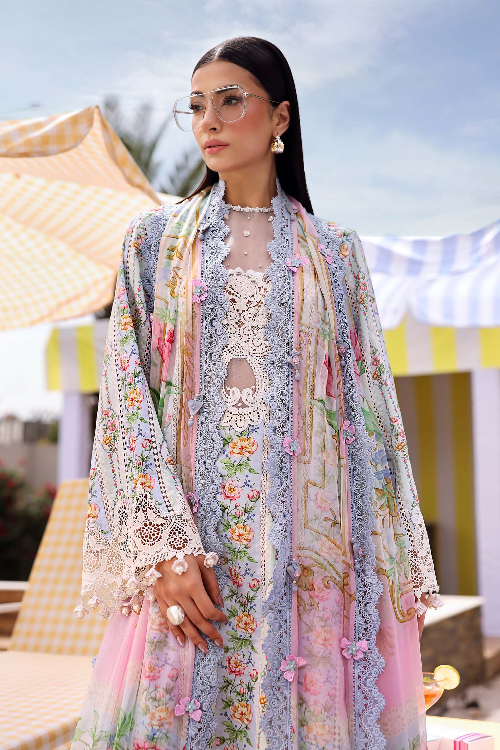 Maria B | M Prints 26 | MPT-3010-B - House Of Hania