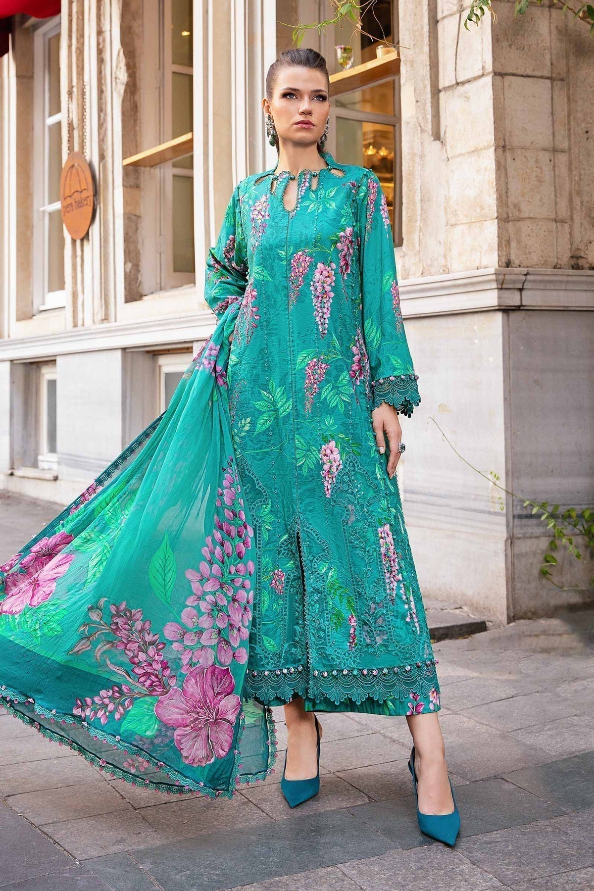 Maria B | M Prints Fall Edit 24 | MPT-2301-A - House Of Hania